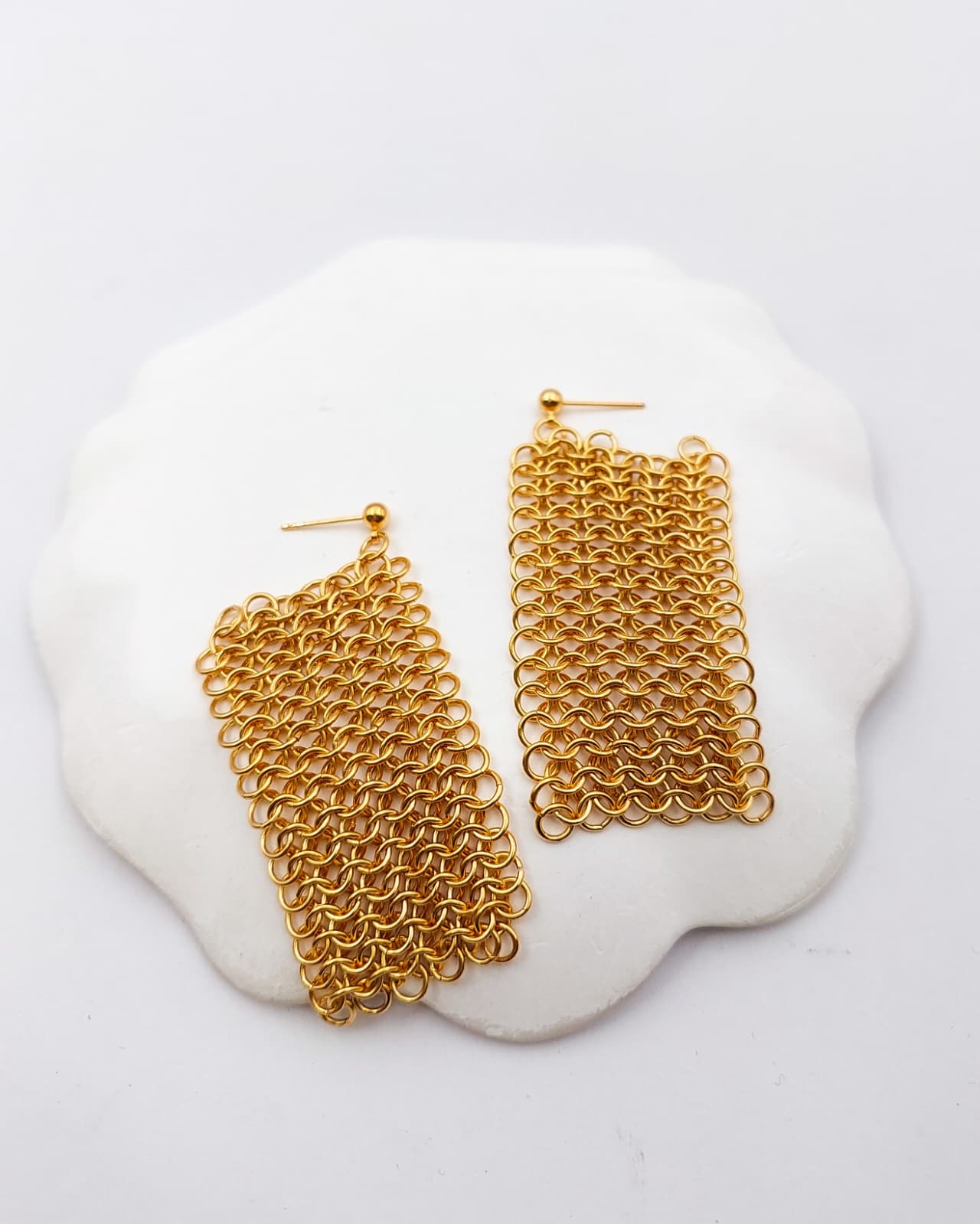 עגילי עמליה זהב