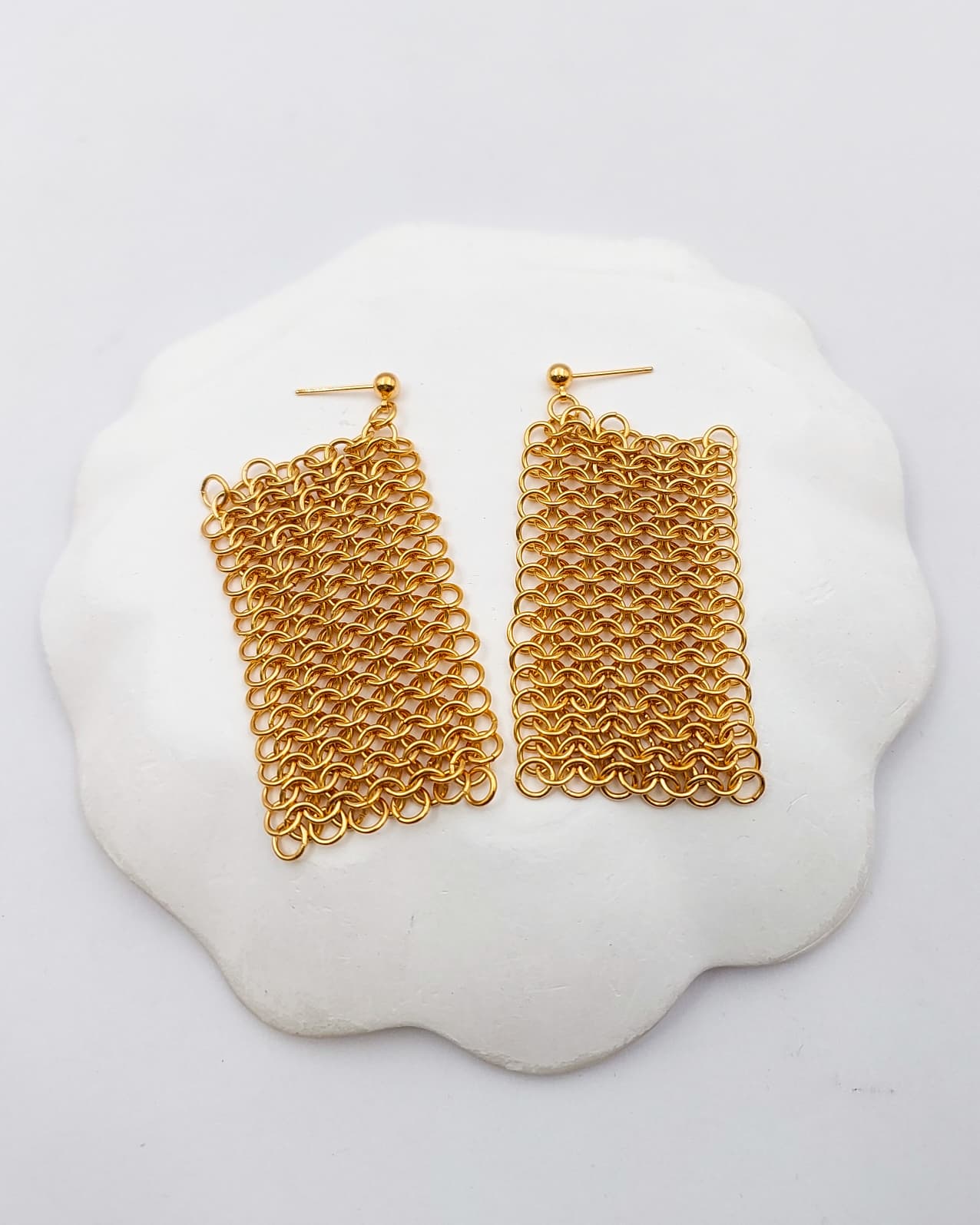 עגילי עמליה זהב