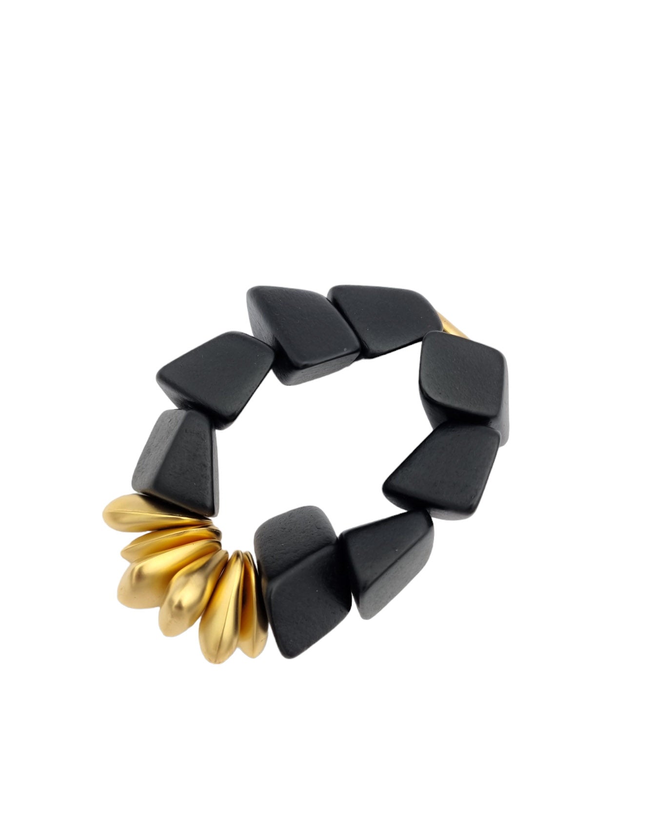 צמיד נמתח עץ ופלחי ציפ