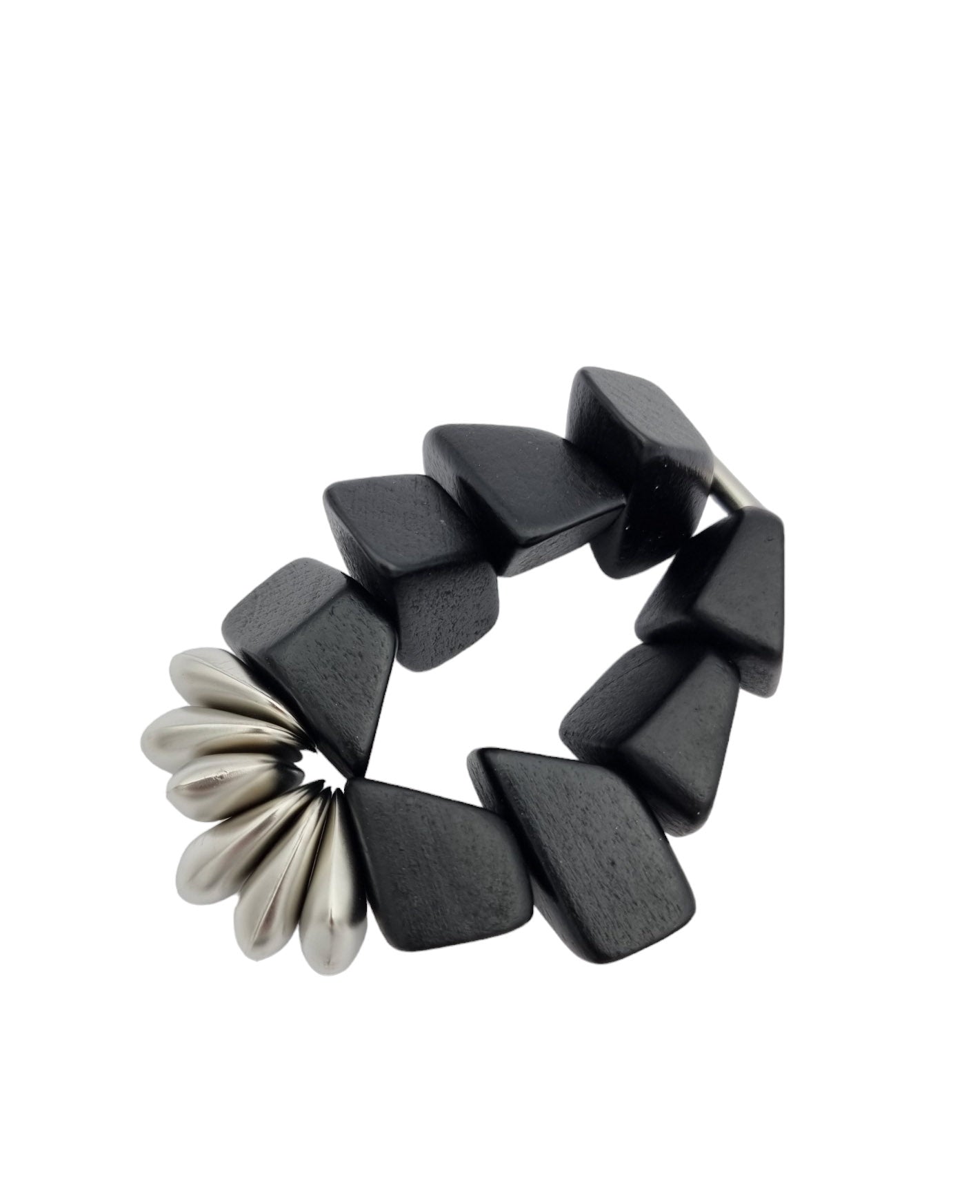 צמיד נמתח עץ ופלחי ציפ