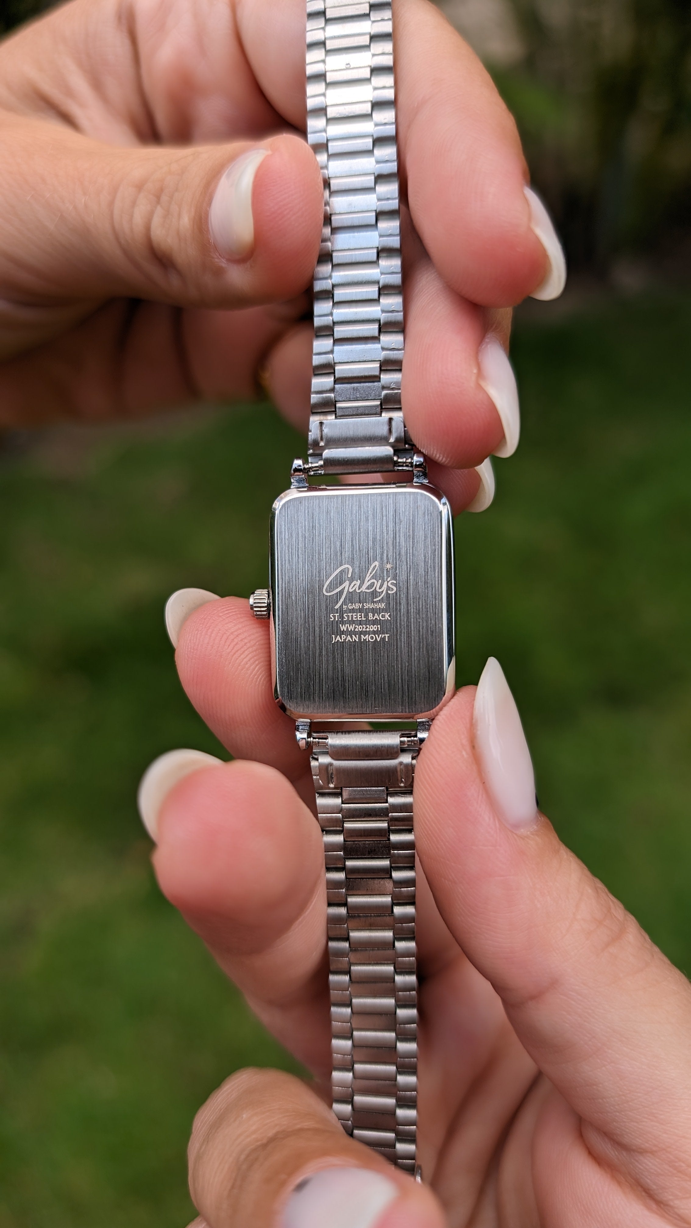 שעון מוכסף חוליות פטנט