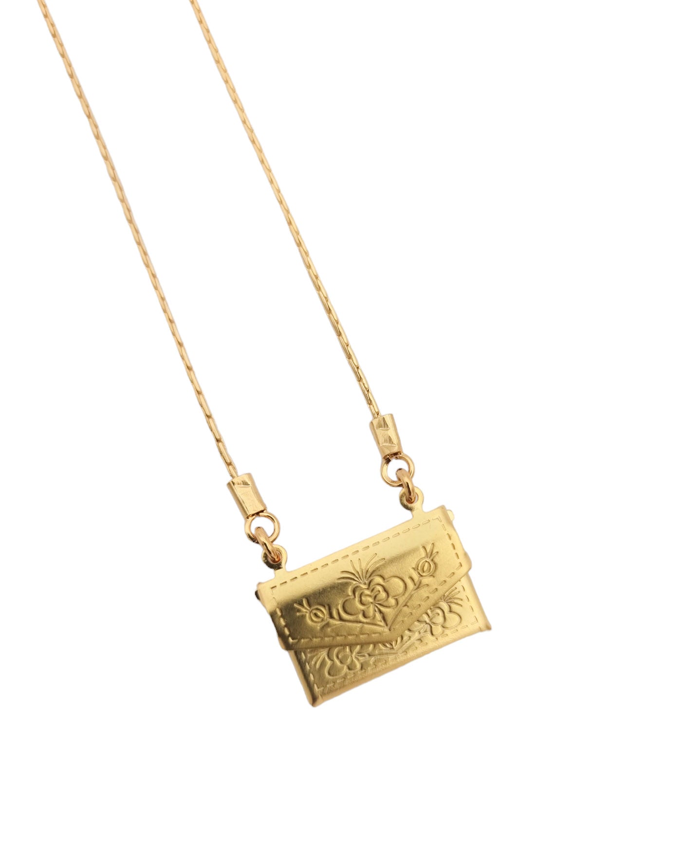 שרשרת מעטפה מעוטרת נפתחת ארוכה