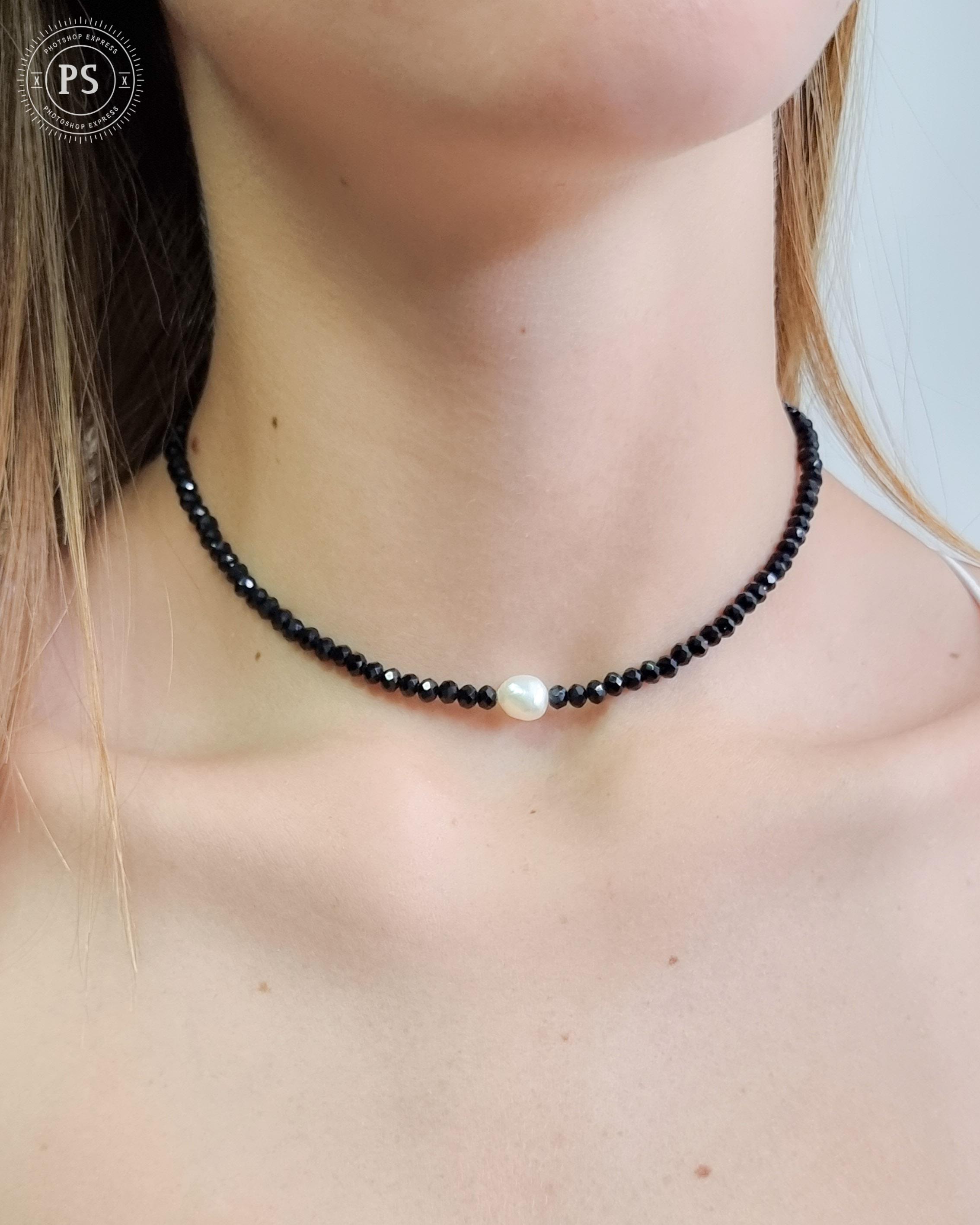 שרשרת קריסטלים ירוקים ריצ'י