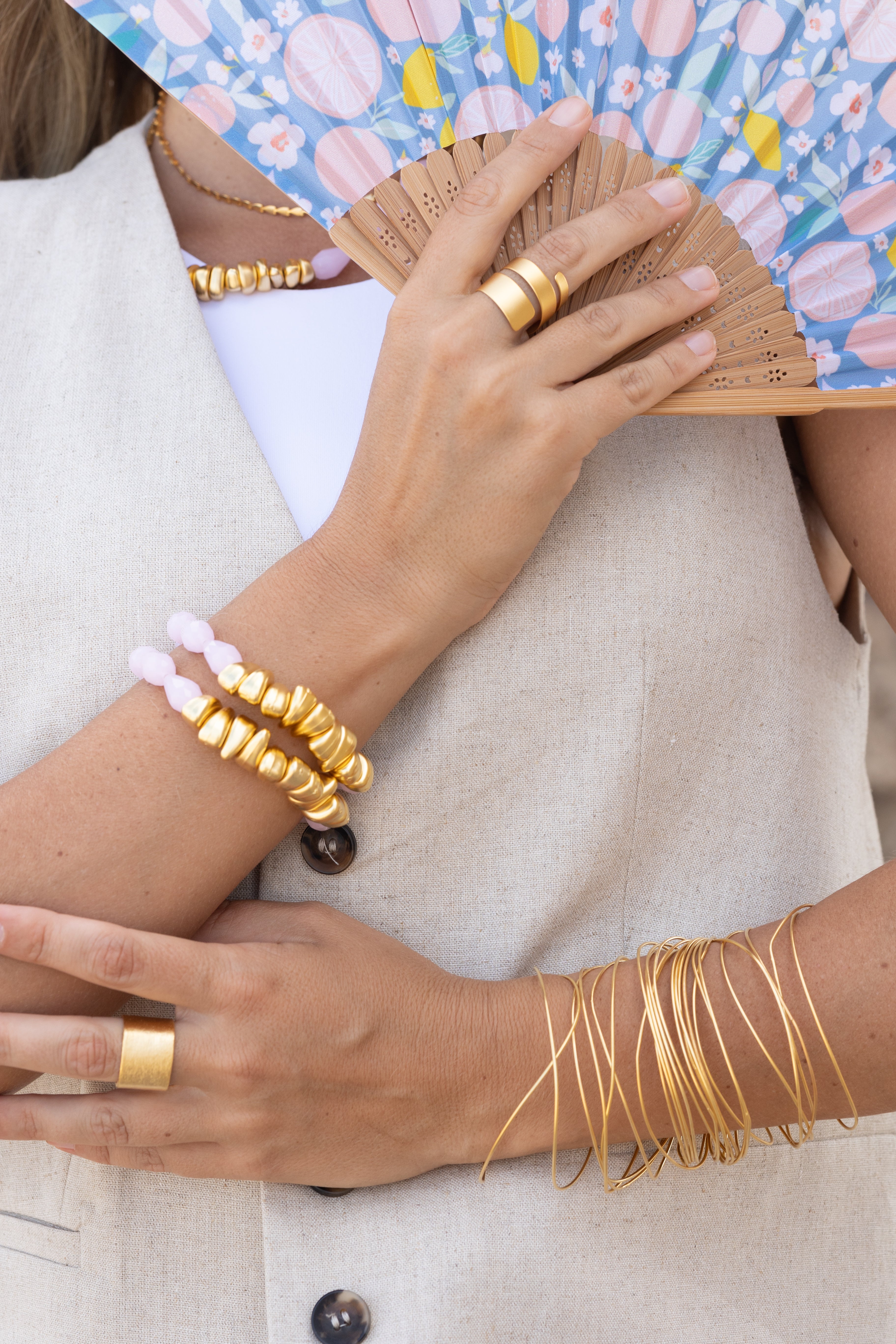 שרשרת קריסטלים פלחים יולי