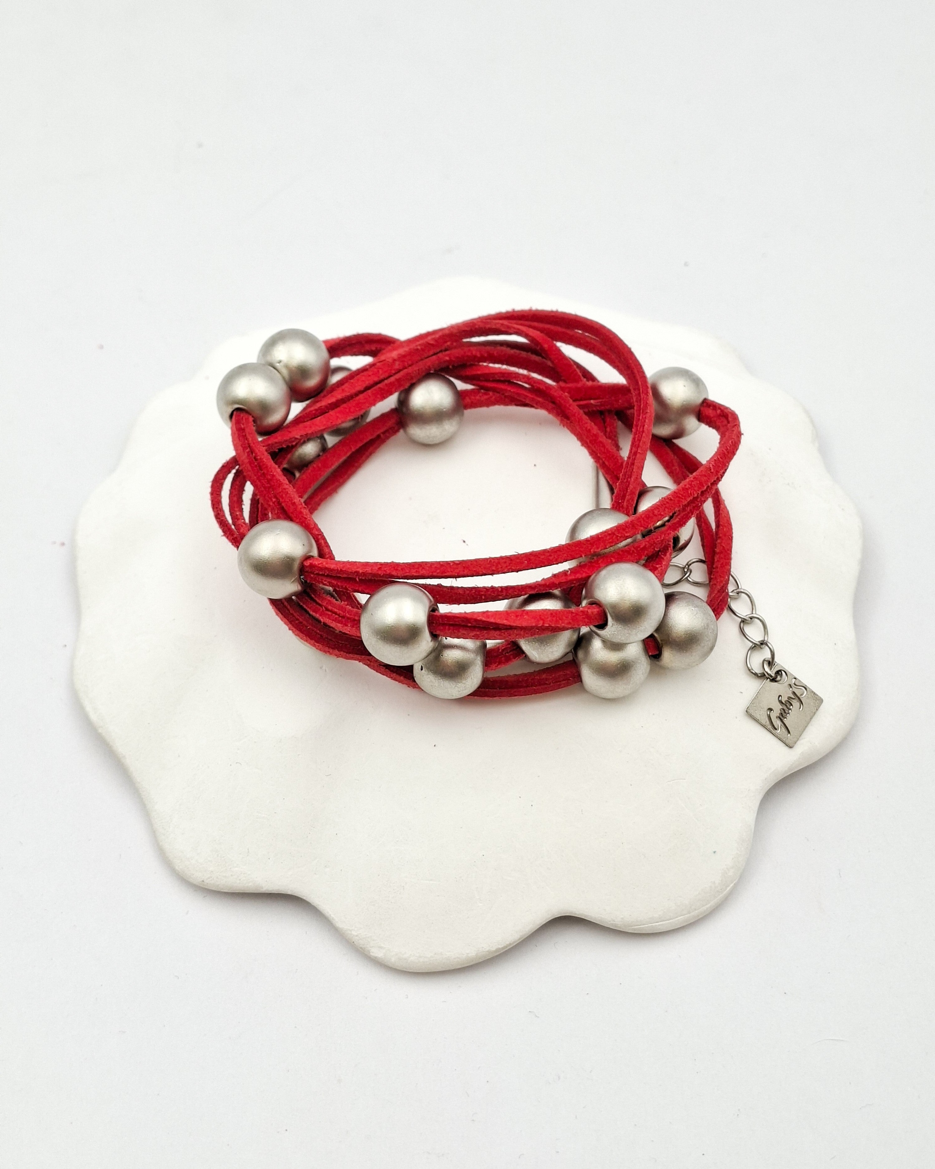 שרשרת כדורים כותנה מתלפפת