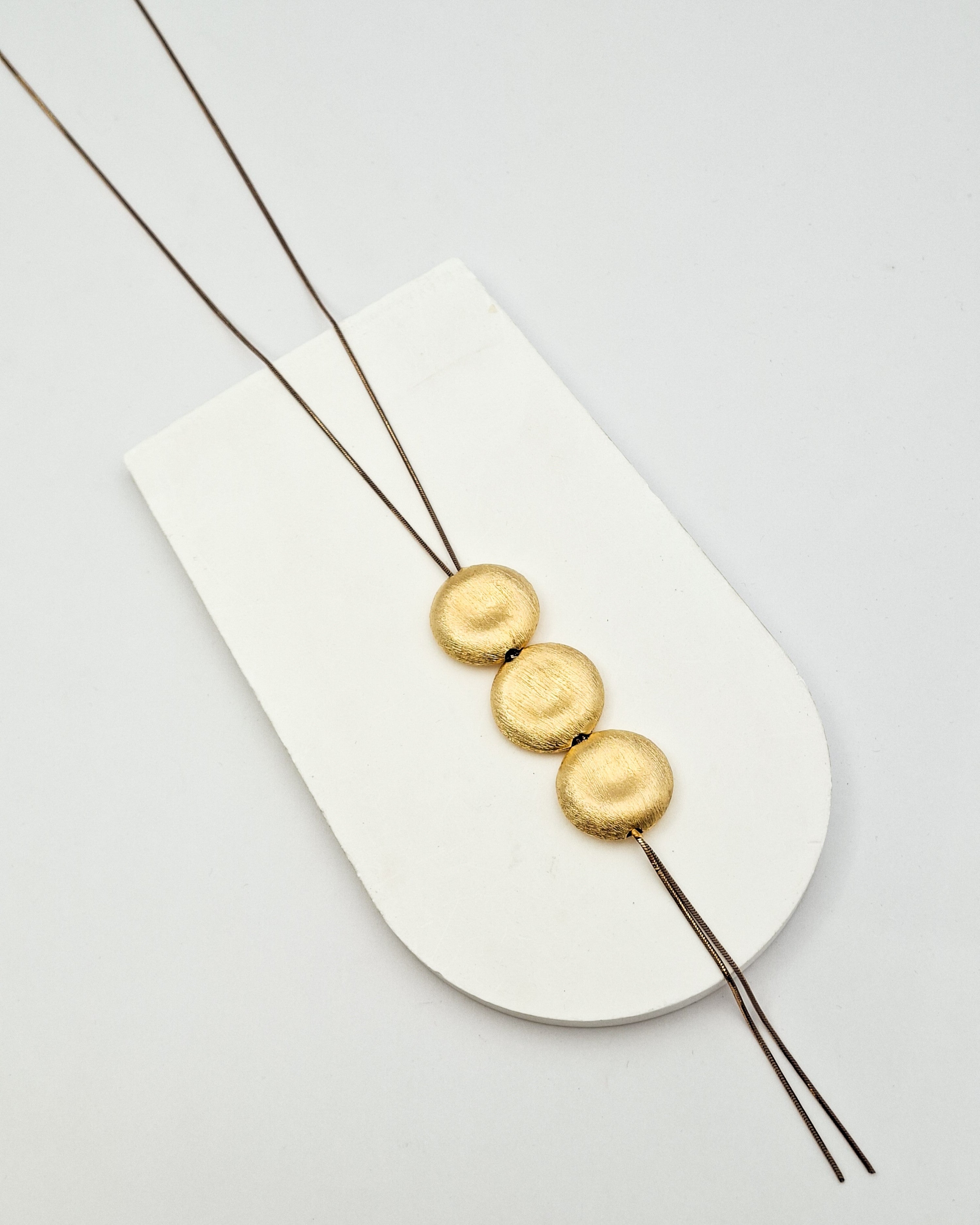 שרשרת עניבה כריות זהב