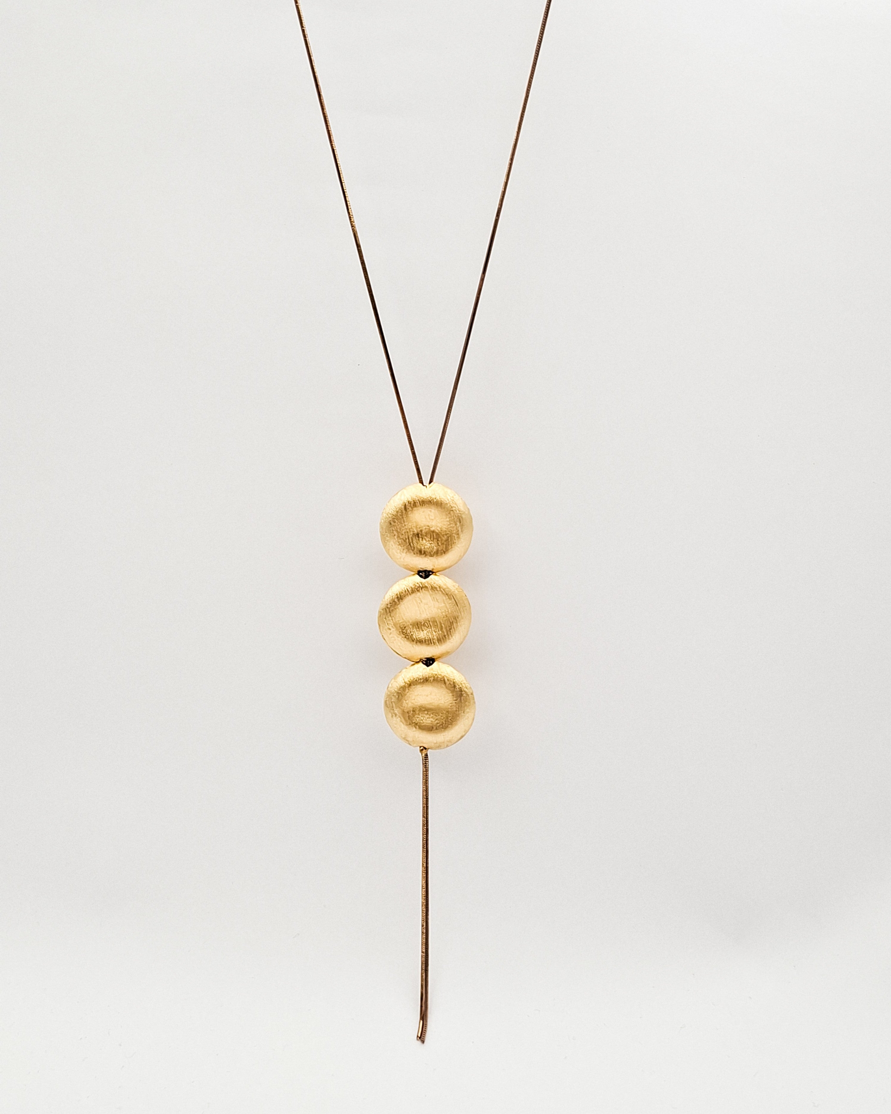 שרשרת עניבה כריות זהב