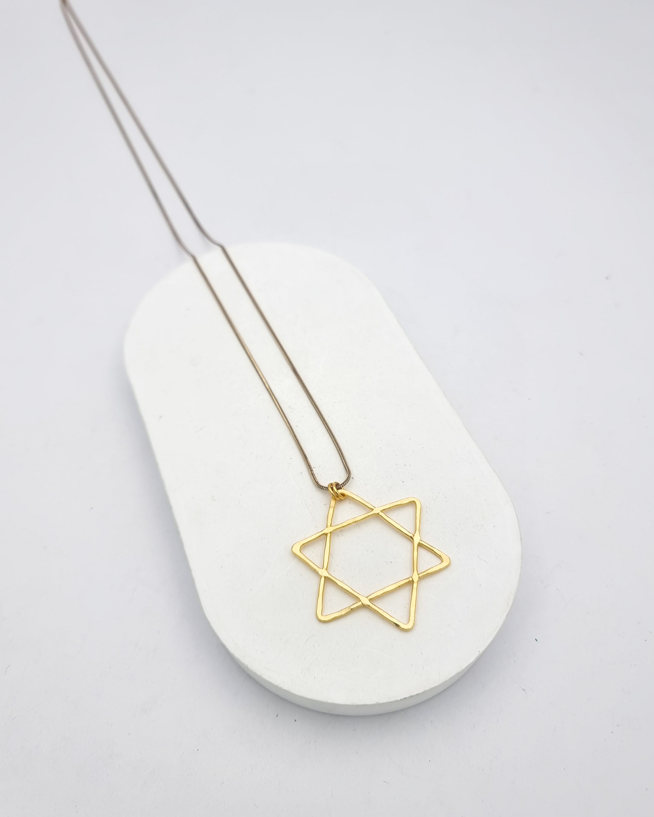 שרשרת מגן דוד עבודת יד