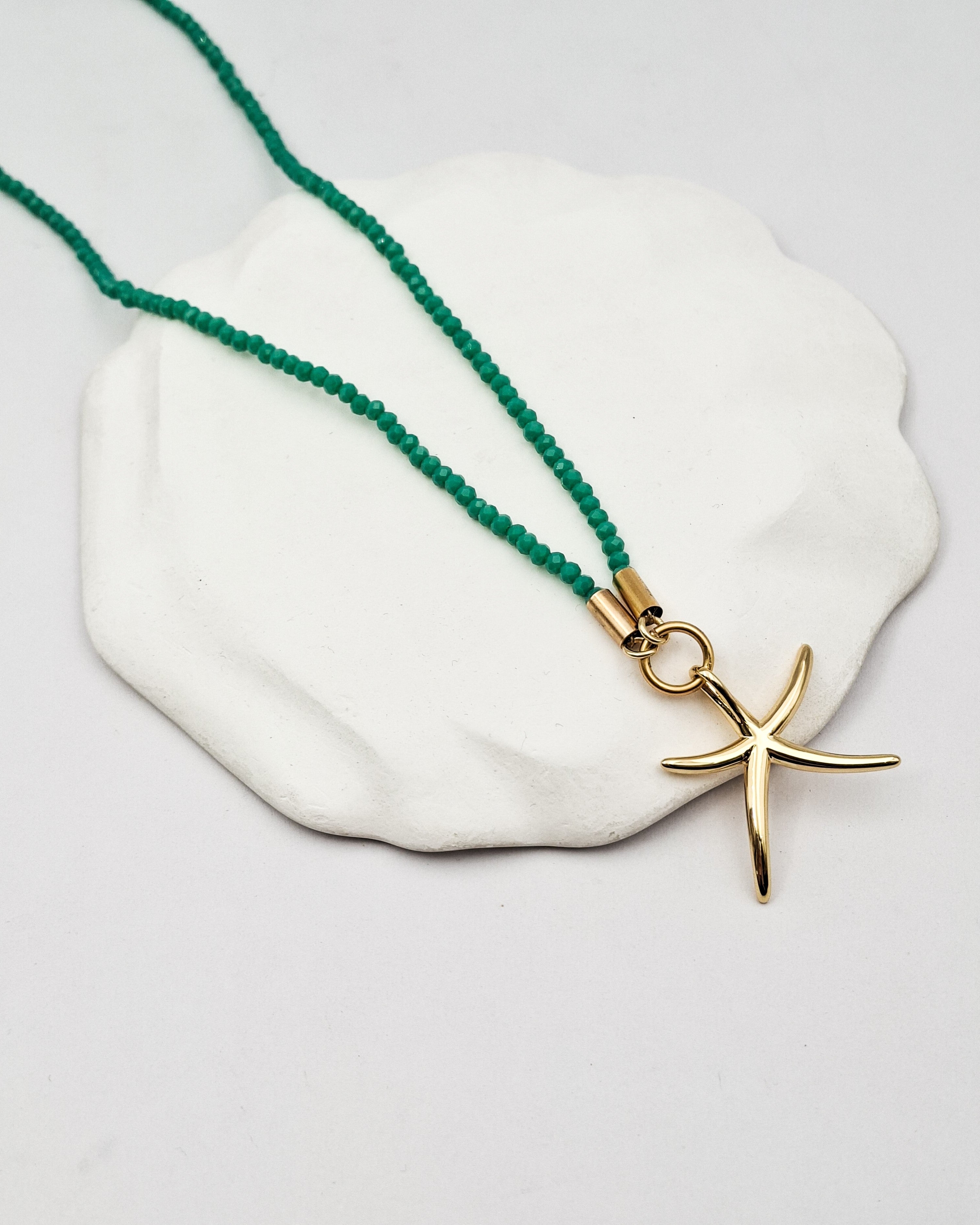 שרשרת קריסטלים ארוכה סטארפיש