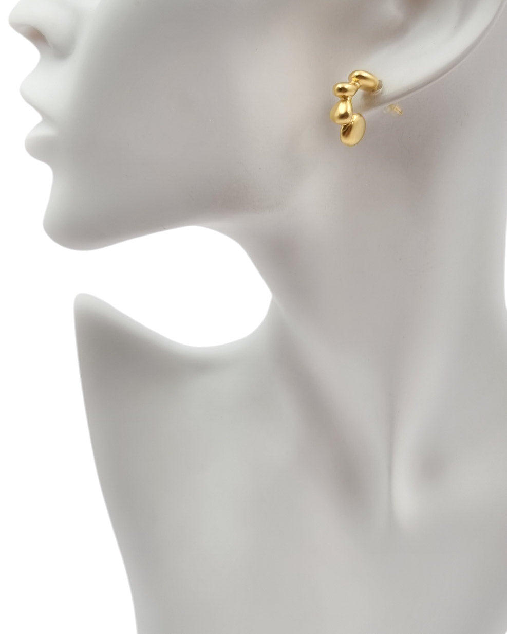 עגילי חישוק חלוקי נחל