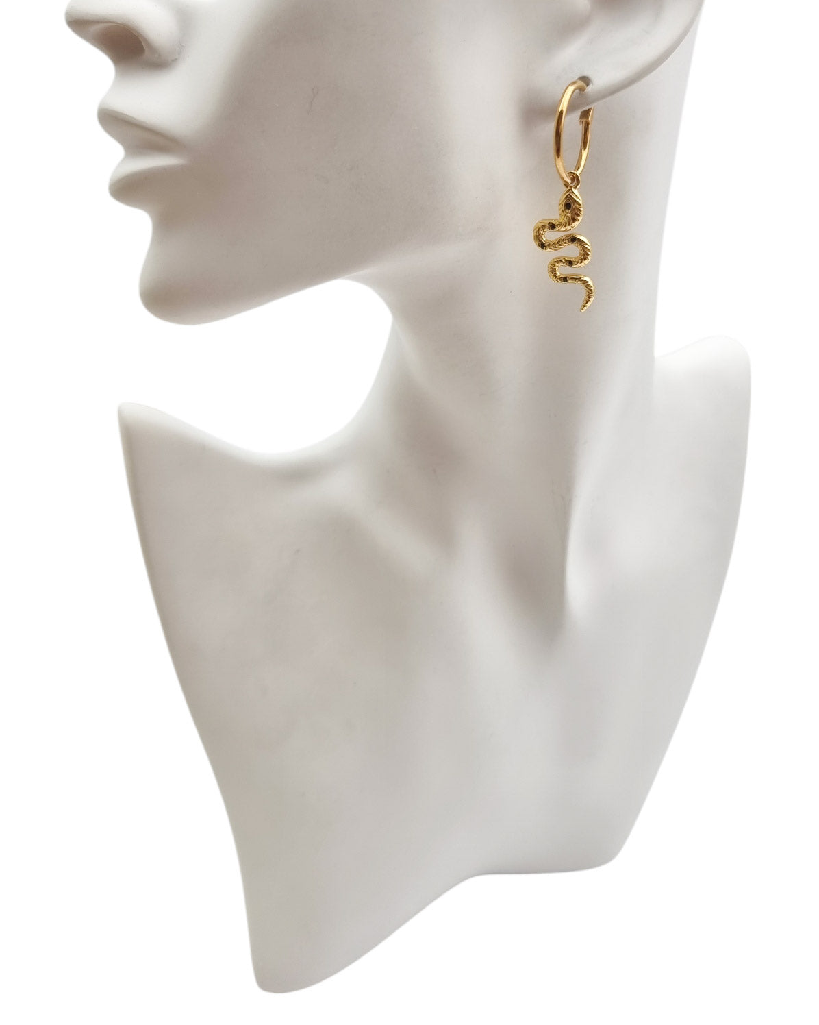 עגילי חישוק נחש