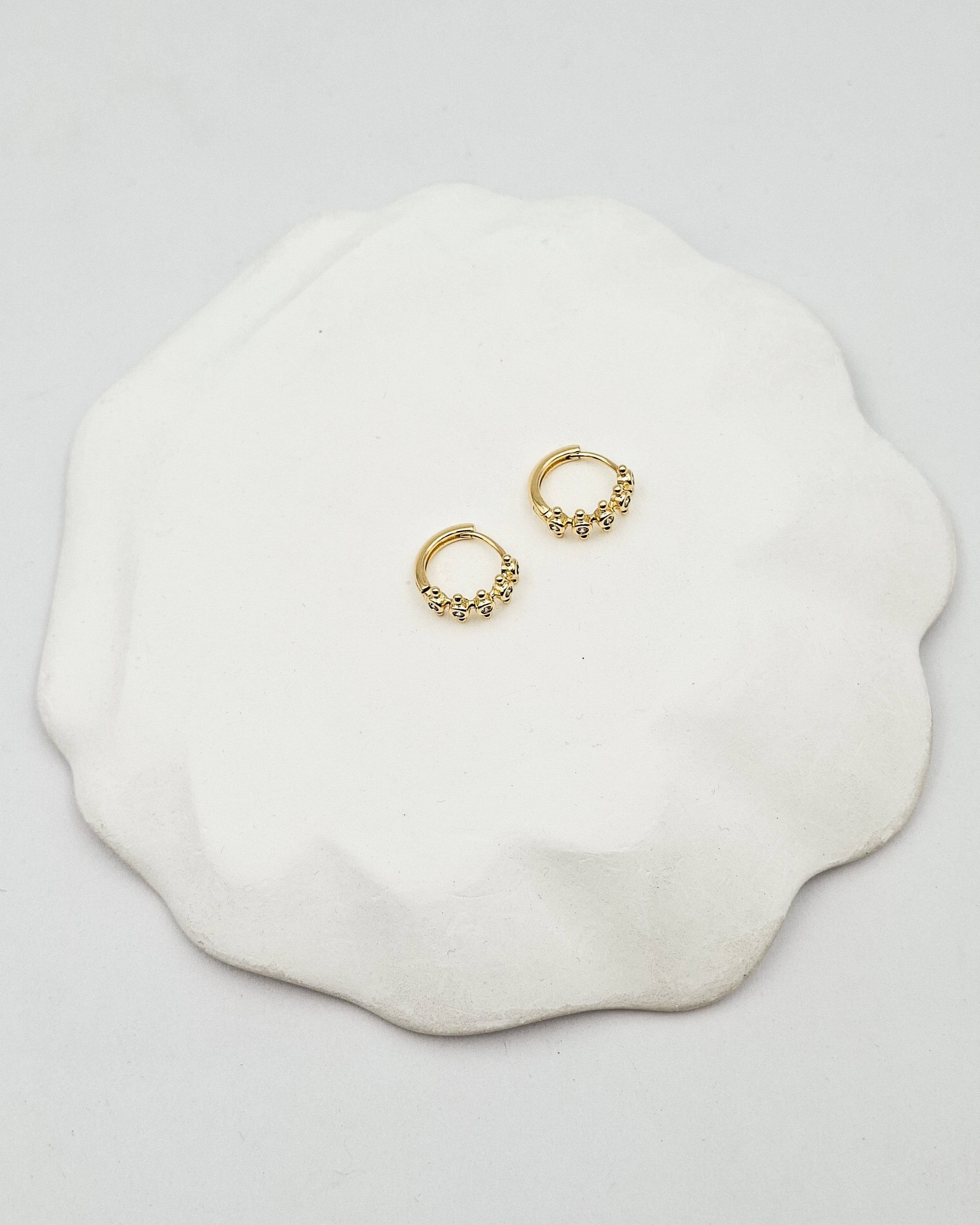 עגילי חישוק לאדר זירקונים