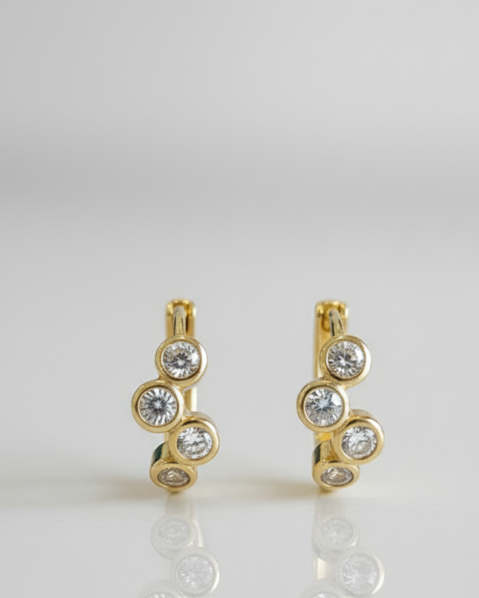 עגילי חישוק רומי