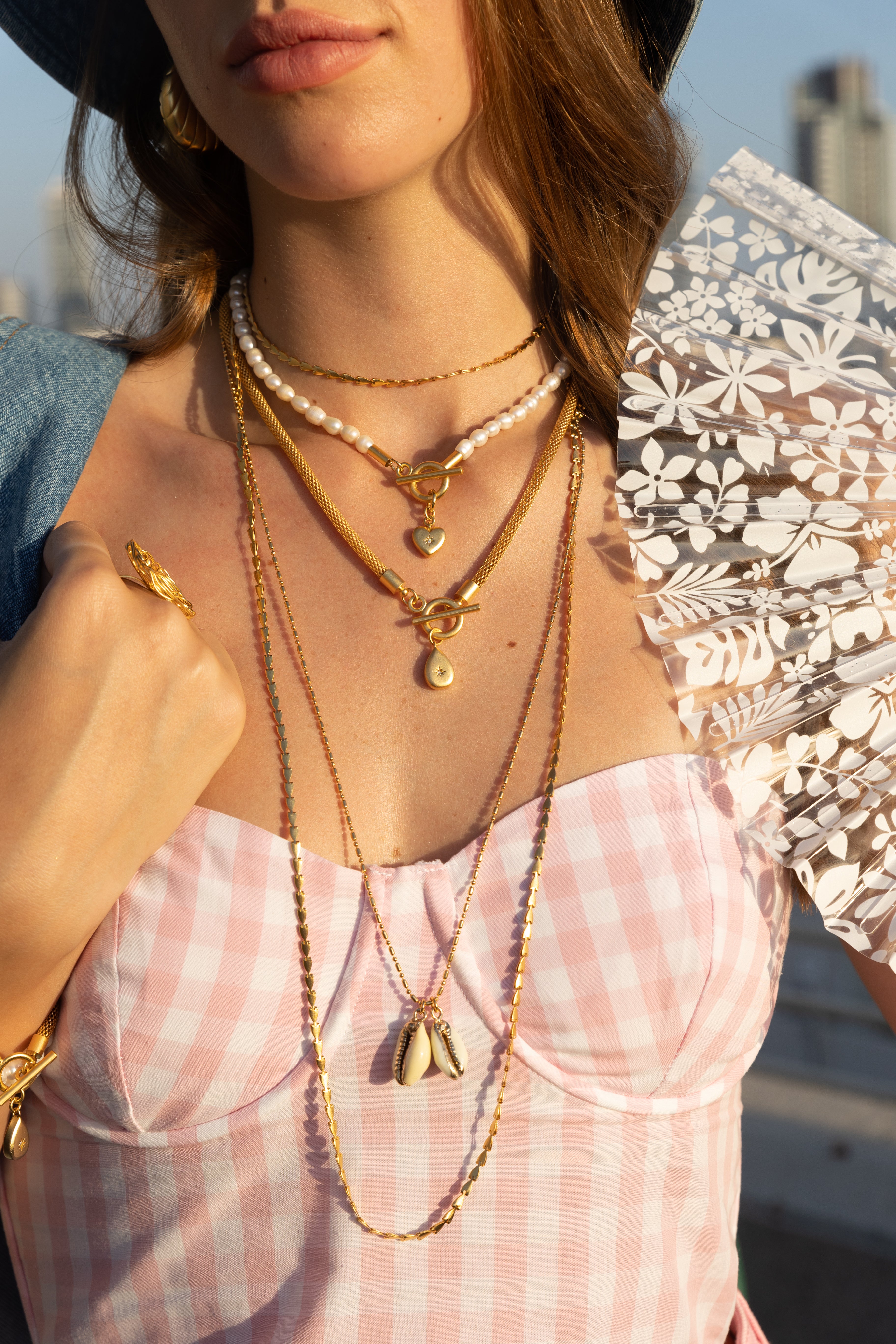 שרשרת דאבל קונכיות