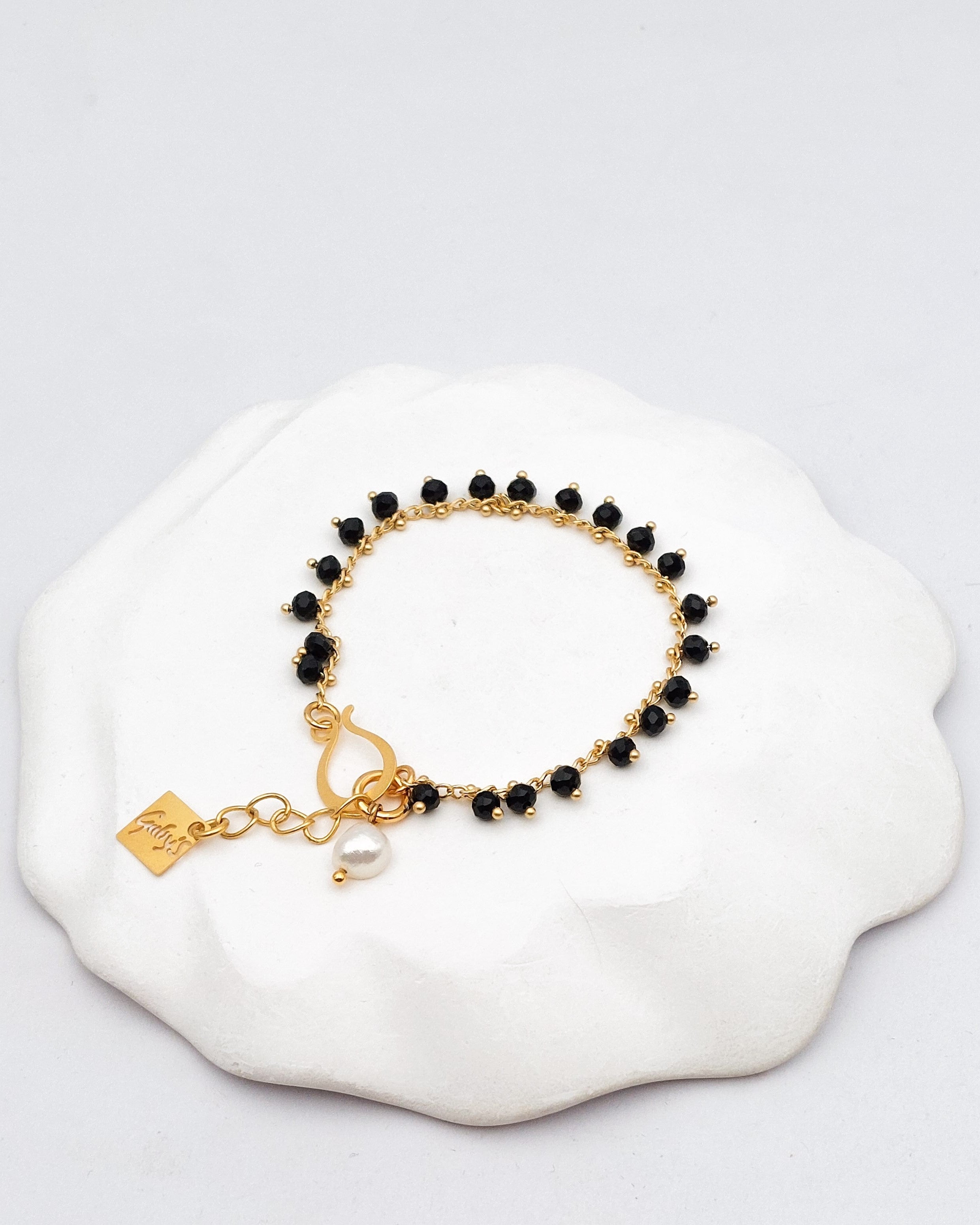 צמיד קריסטלים תלויים