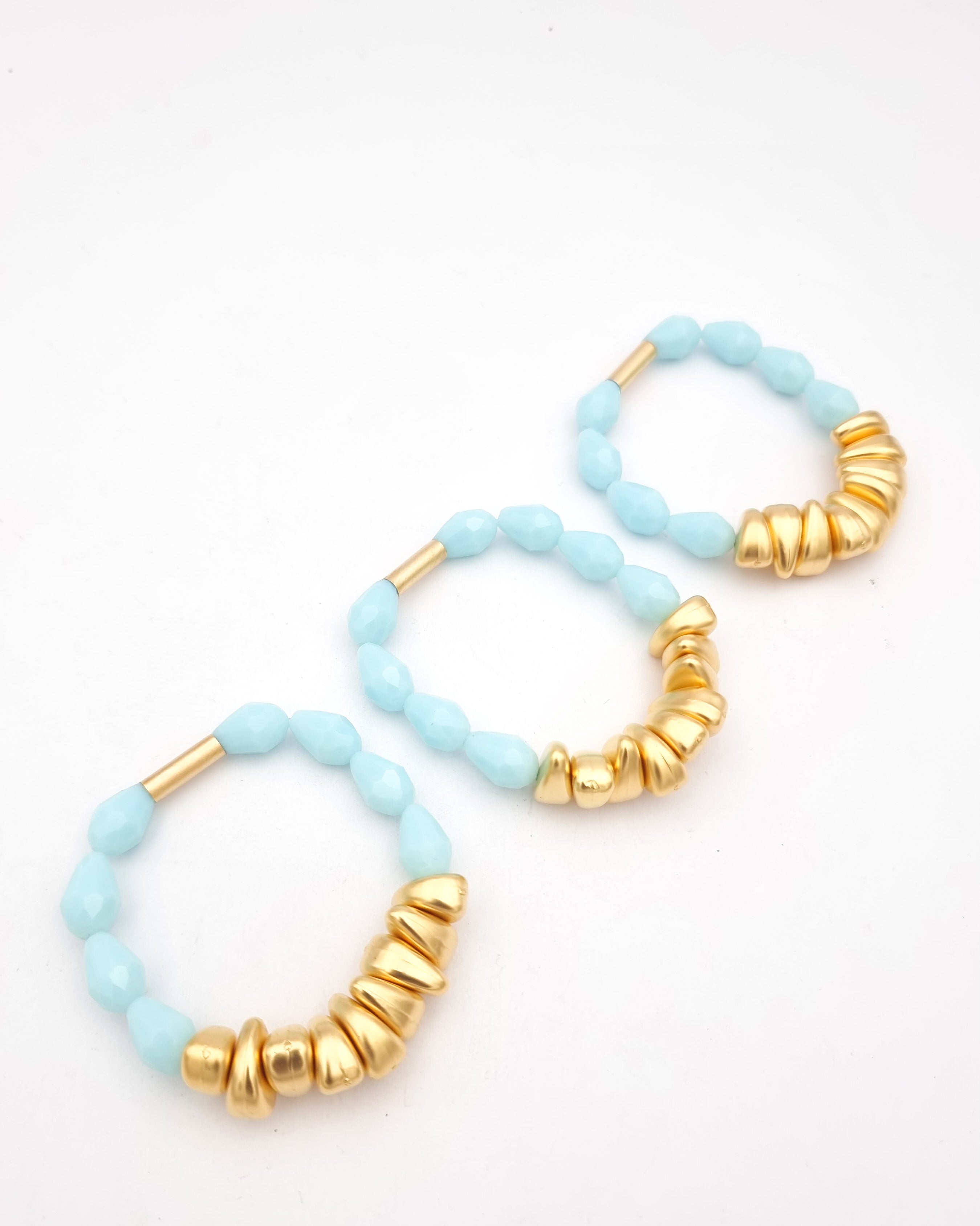 צמיד פלחים קריסטלים נמתח