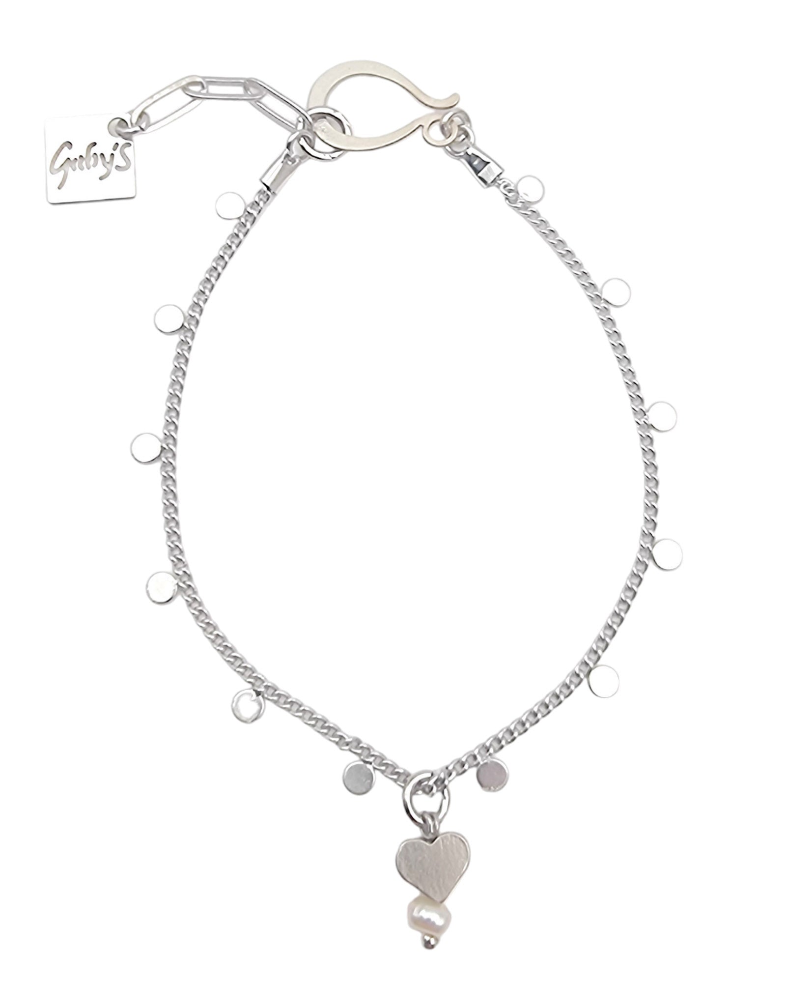 צמיד עיגולים לבבי