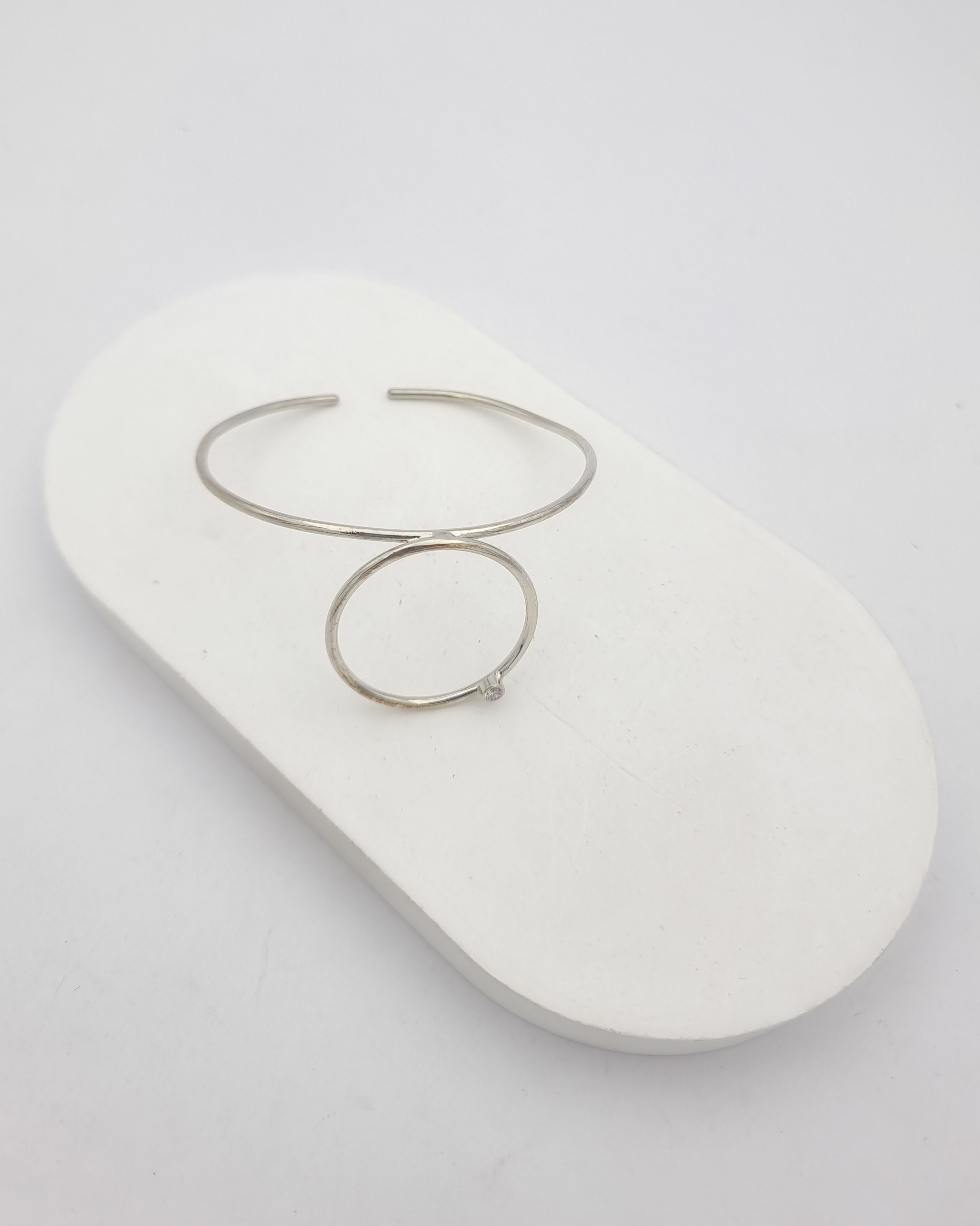 צמיד מיגל עבודת יד זירקון