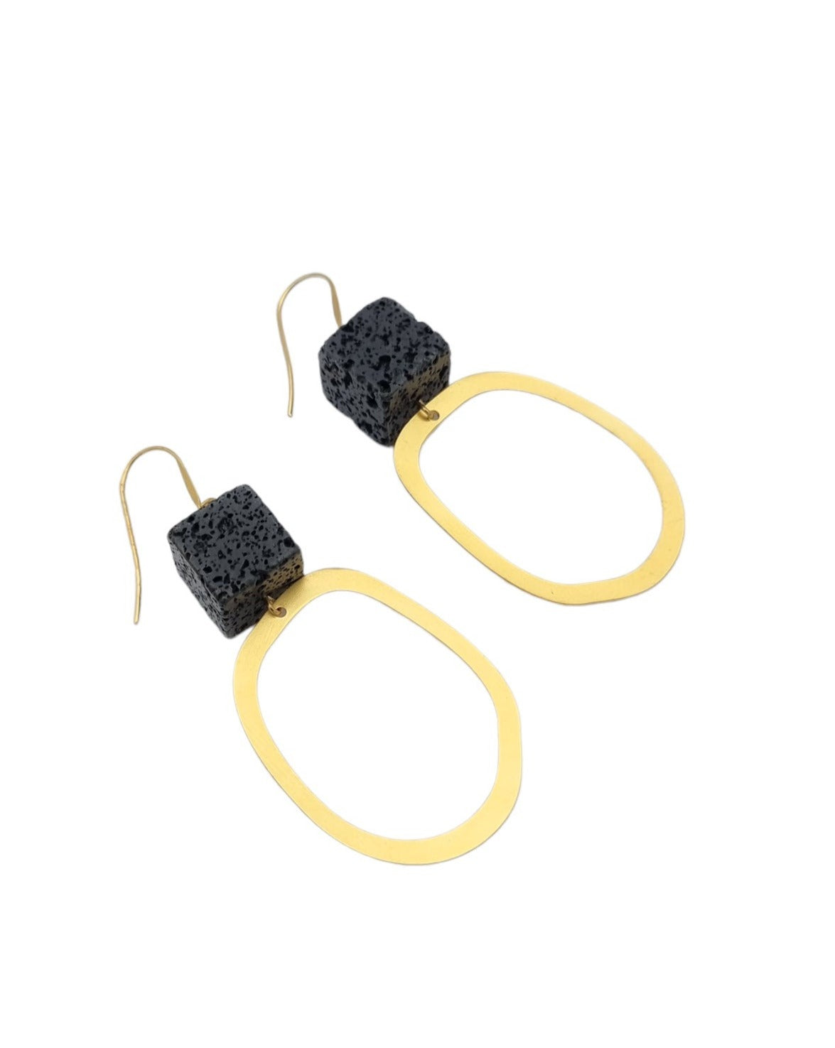 עגילי אגם לבה תלויים