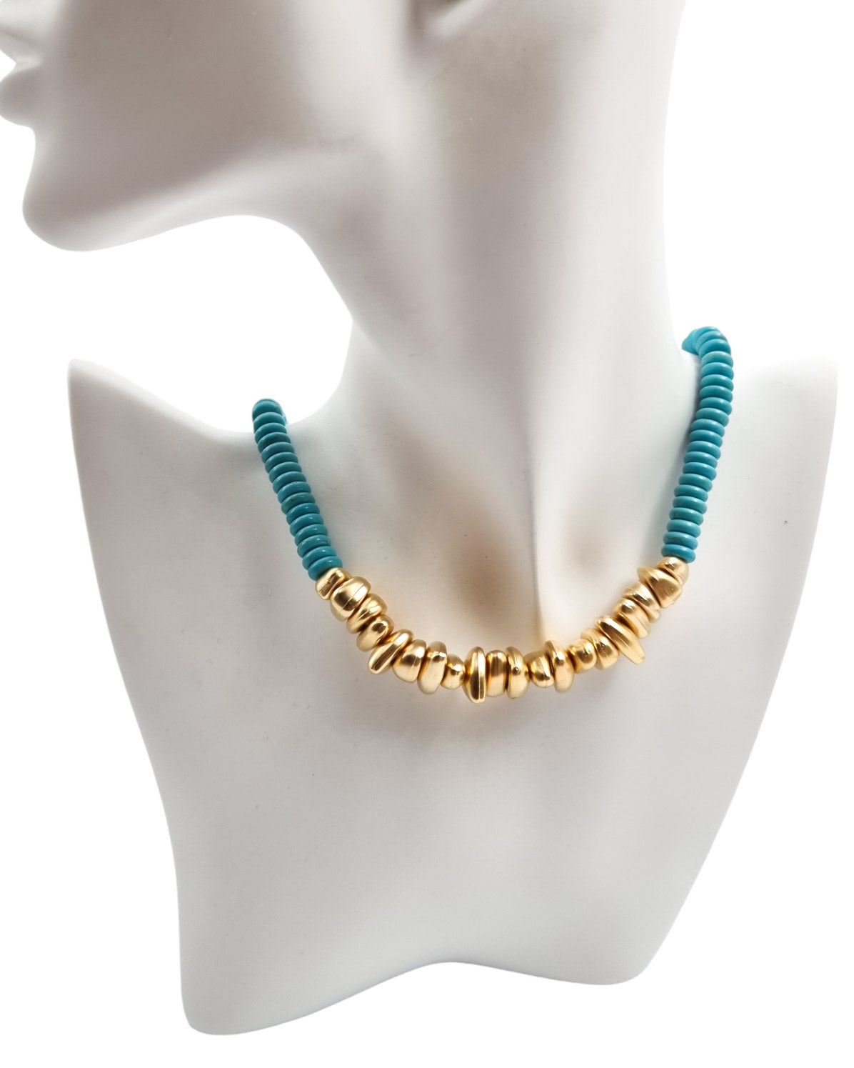 שרשרת טורקיזים ופלחים