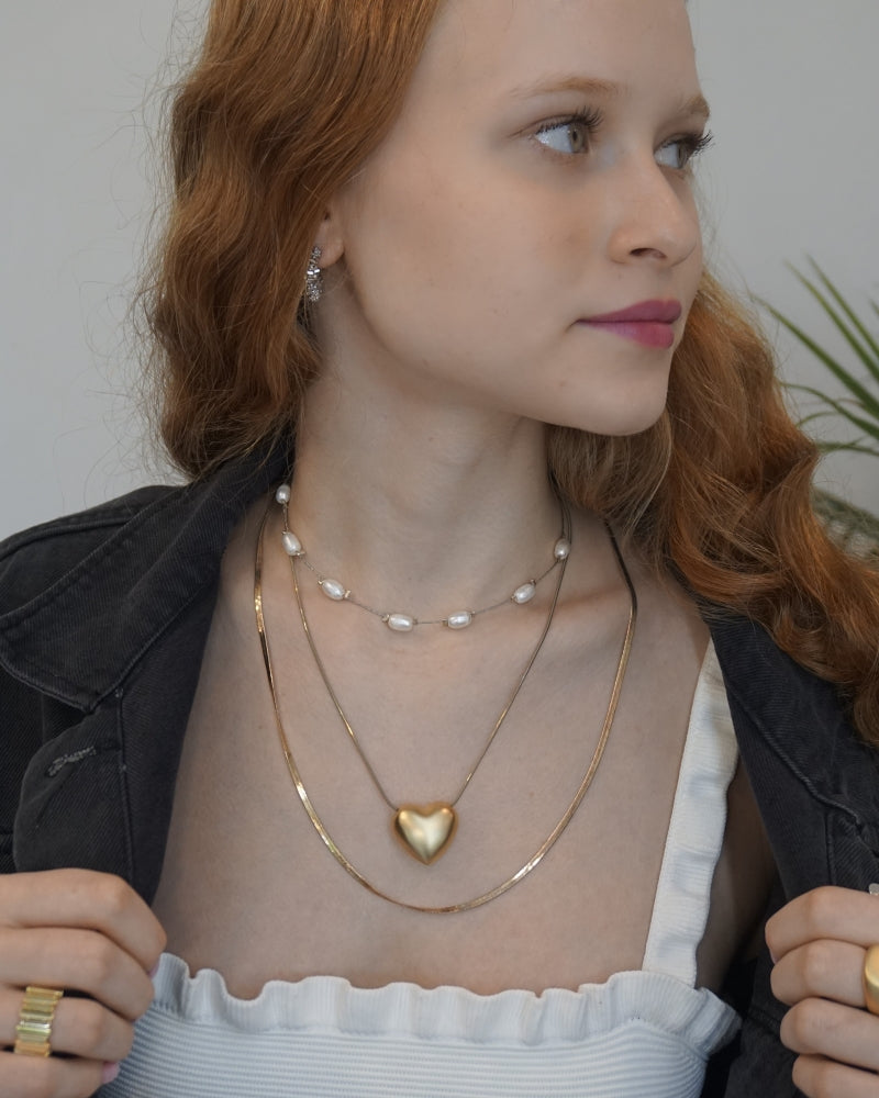 שרשרת נחש עדינה זהב