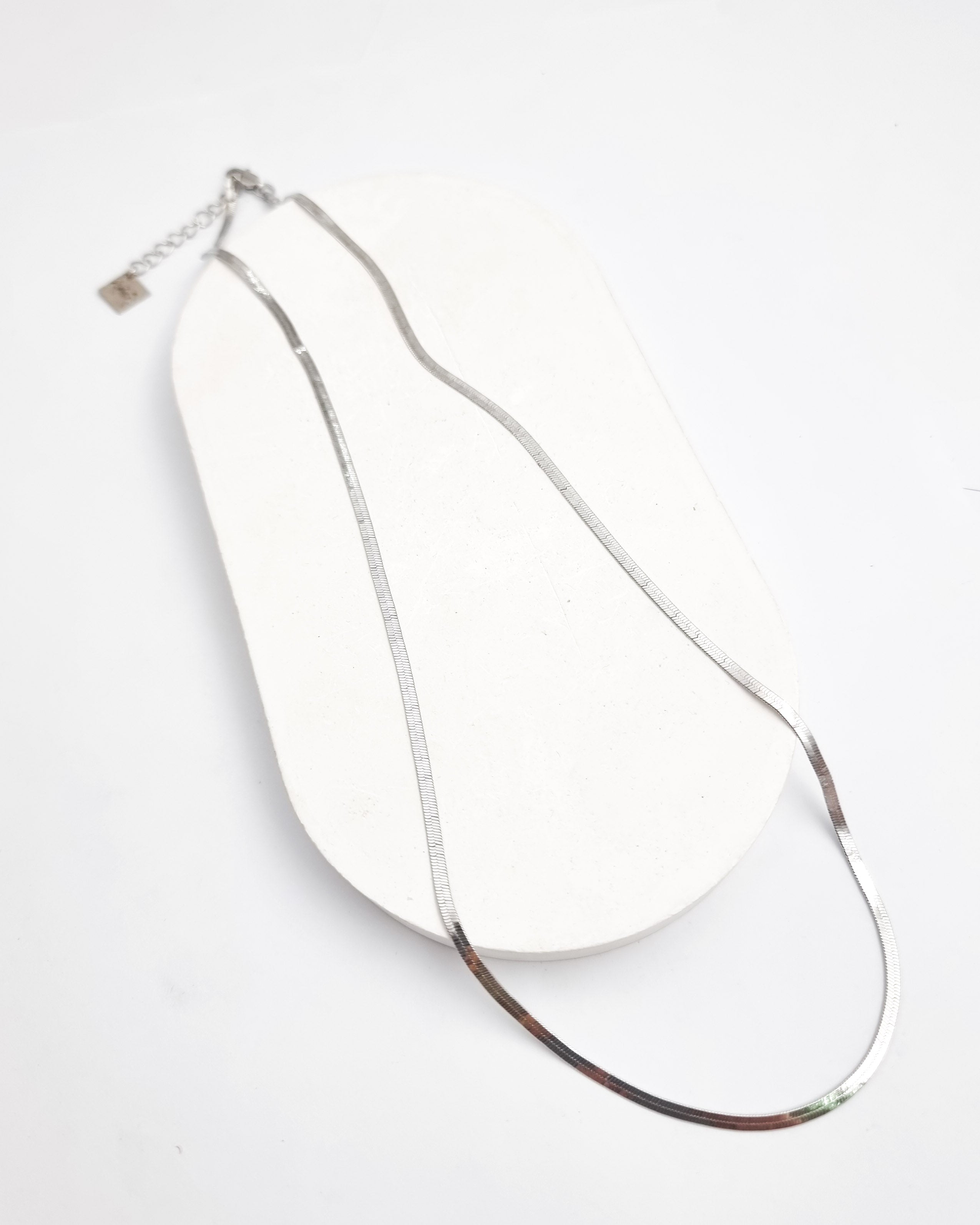 שרשרת נחש עדינה כסף