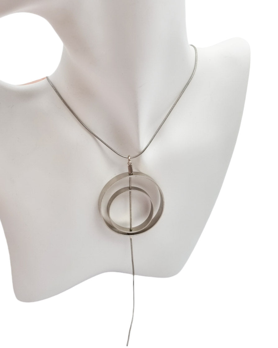 שרשרת עניבה קצרה חישוקים