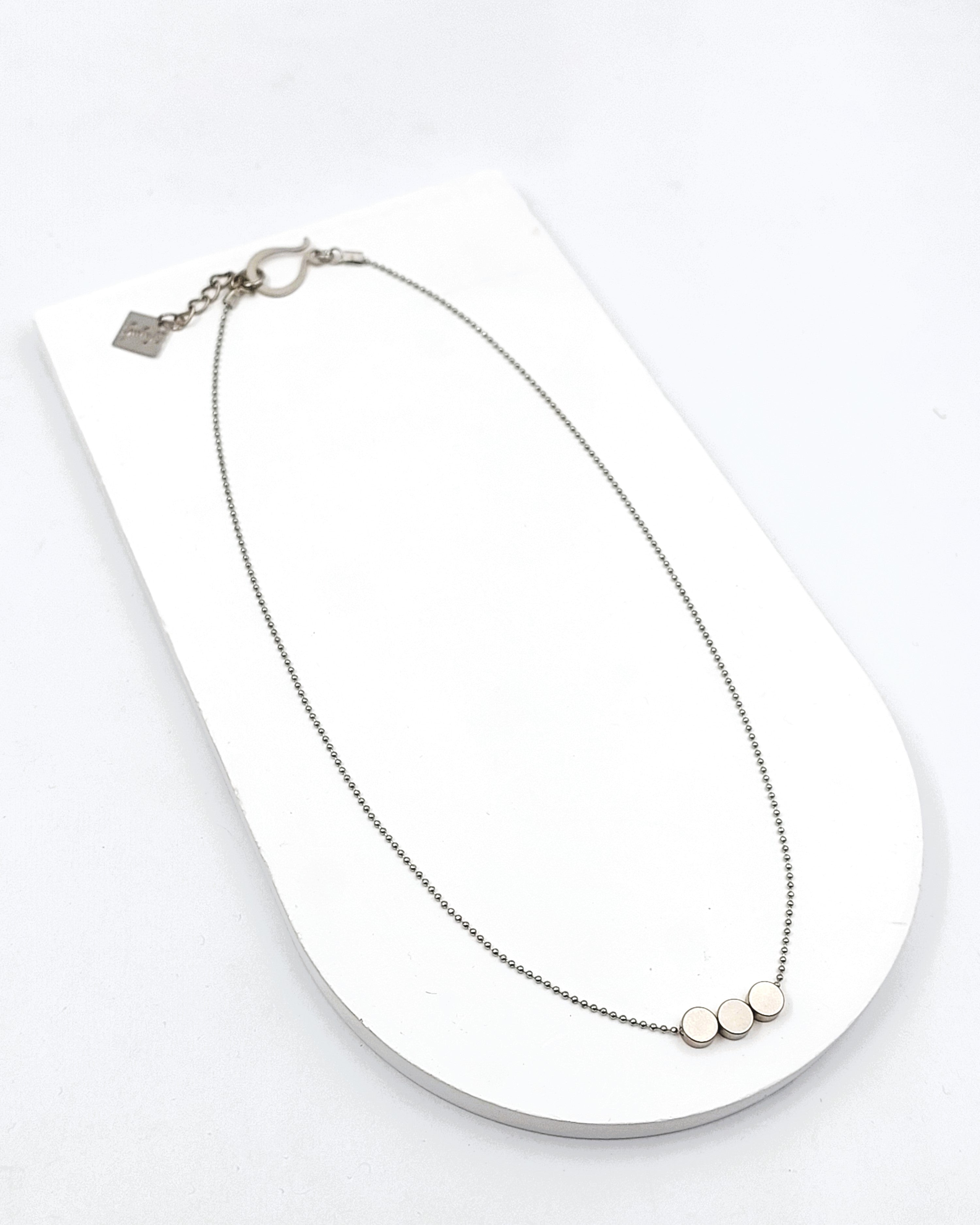 שרשרת שלושה עיגולים כסף