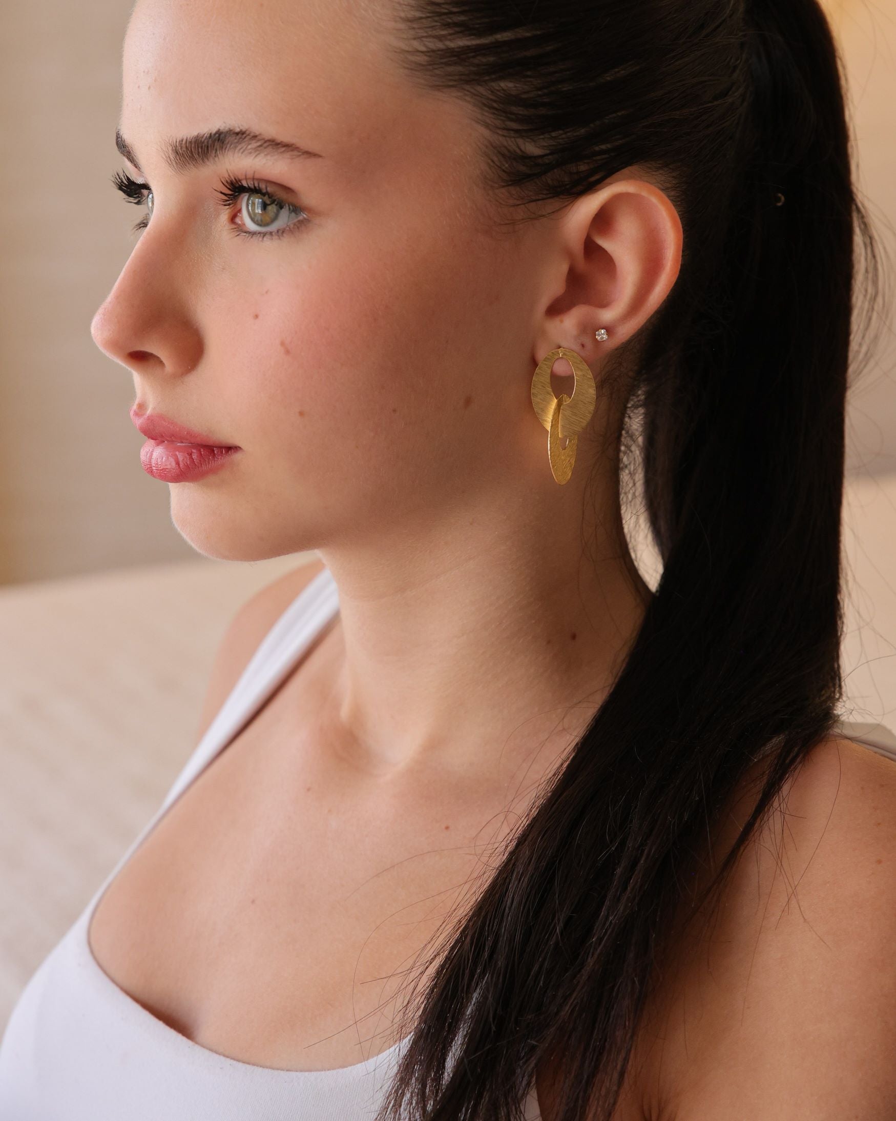 עגילי דאבל אובל