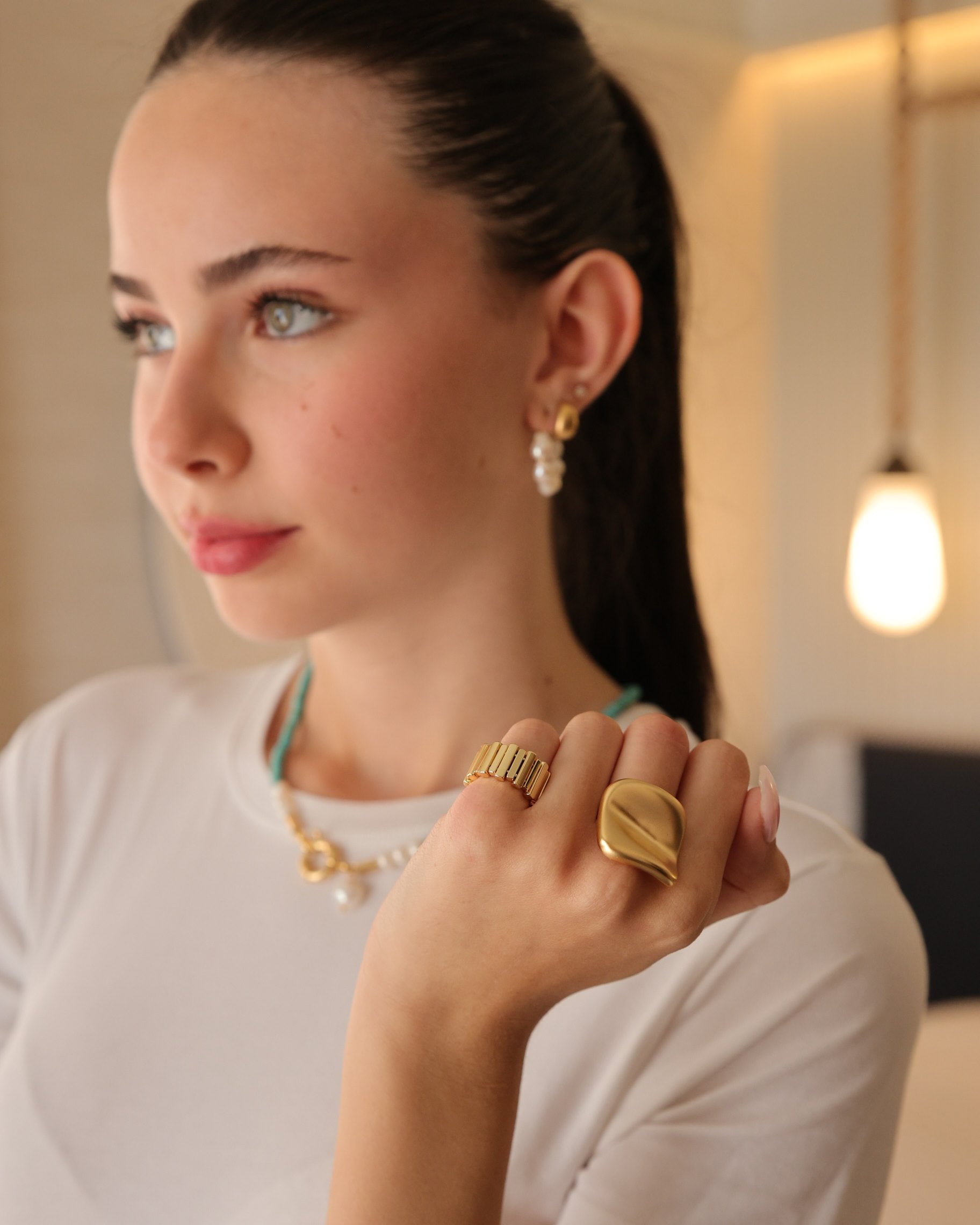 טבעת ריבוע מקומט