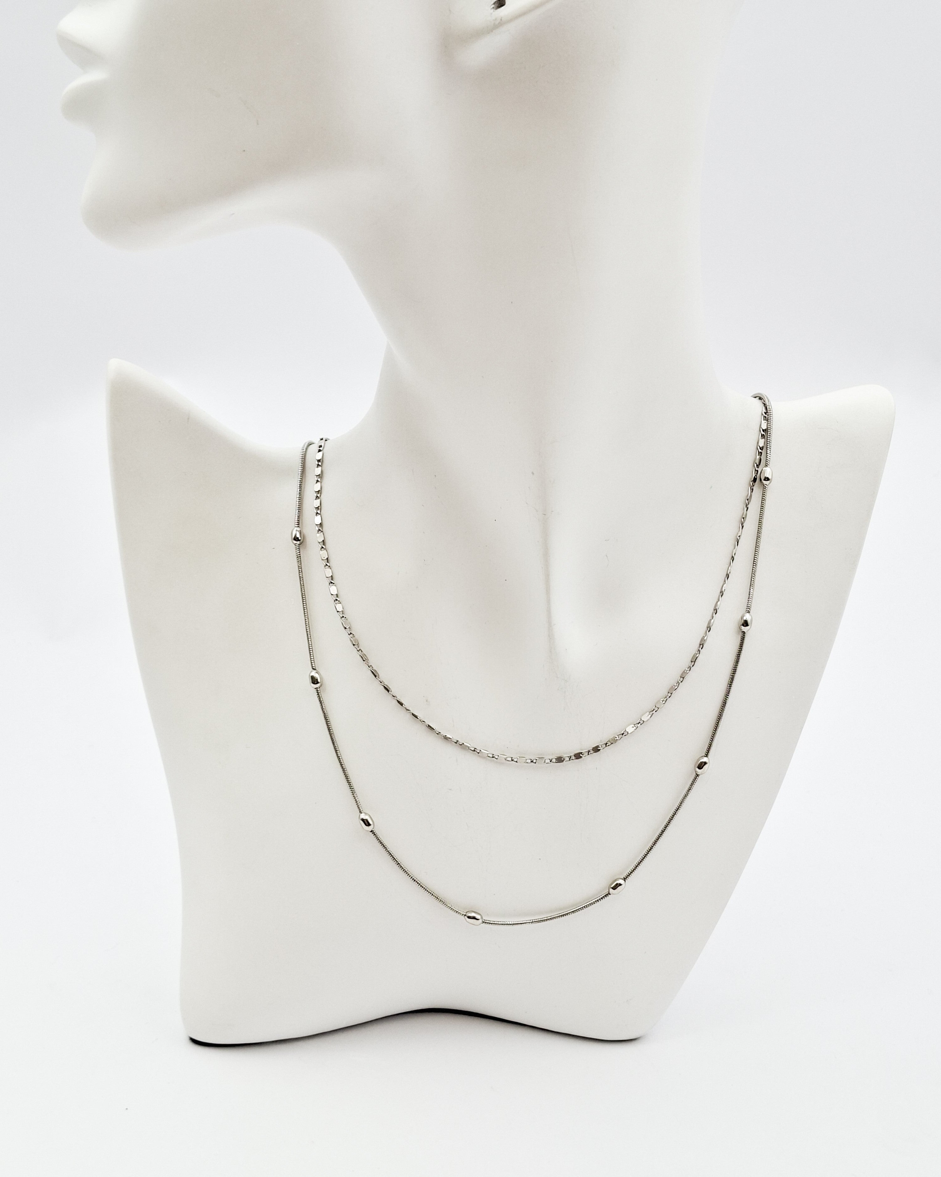 שרשרת דאבל נילה כסף