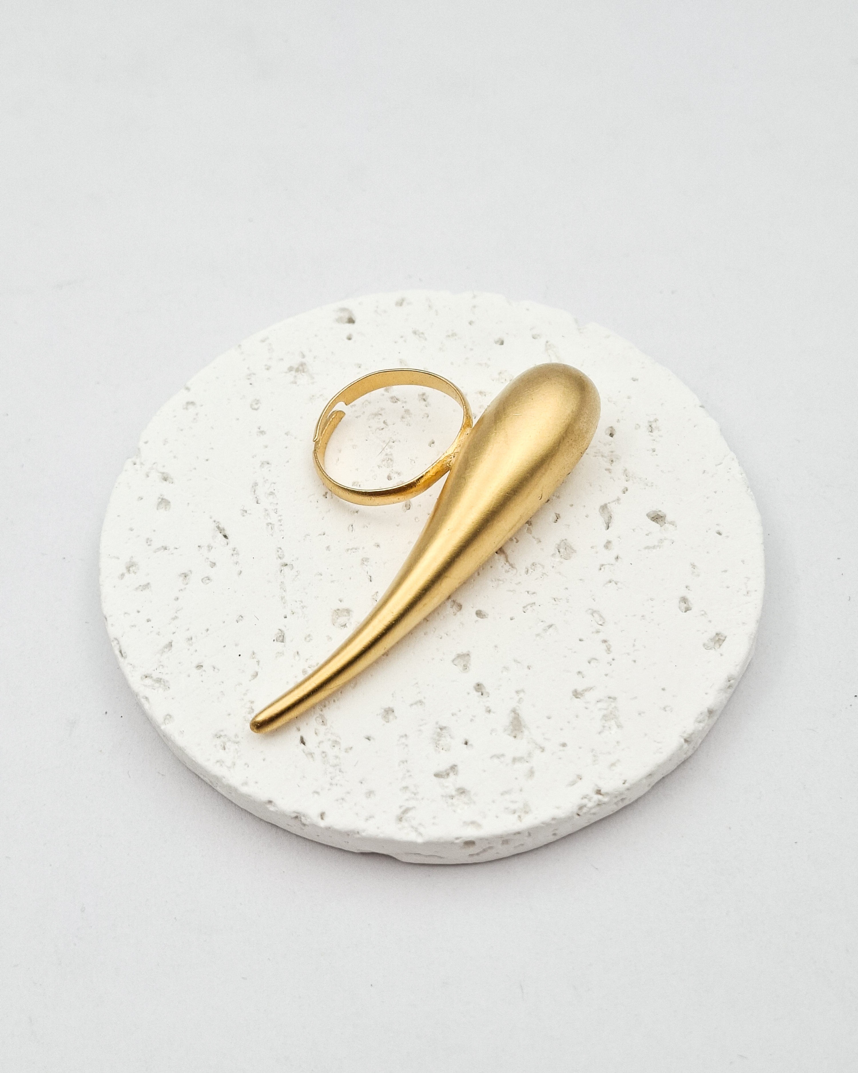 טבעת טיפה ארוכה מתכווננת