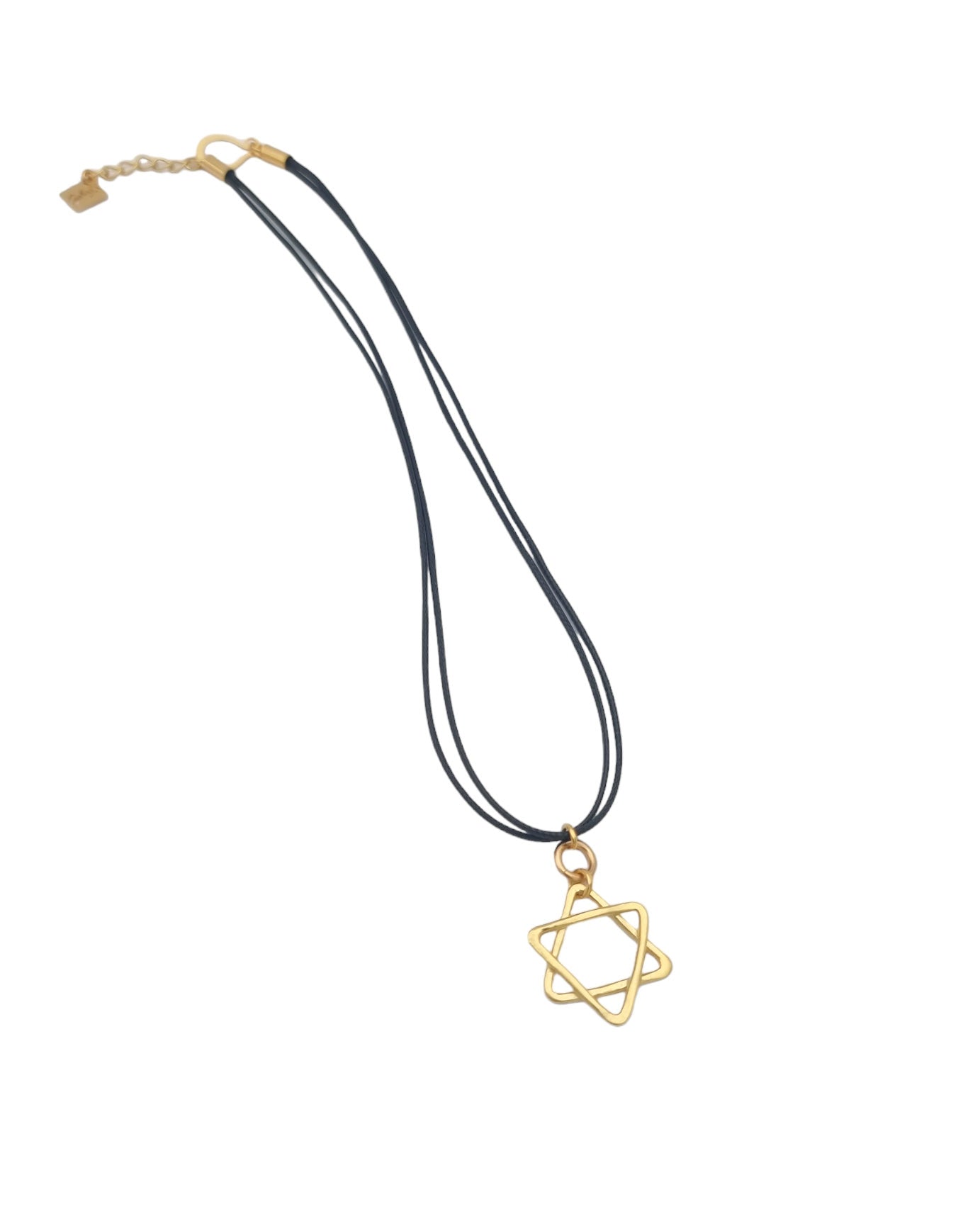 שרשרת מגן דוד קטן עבודת יד