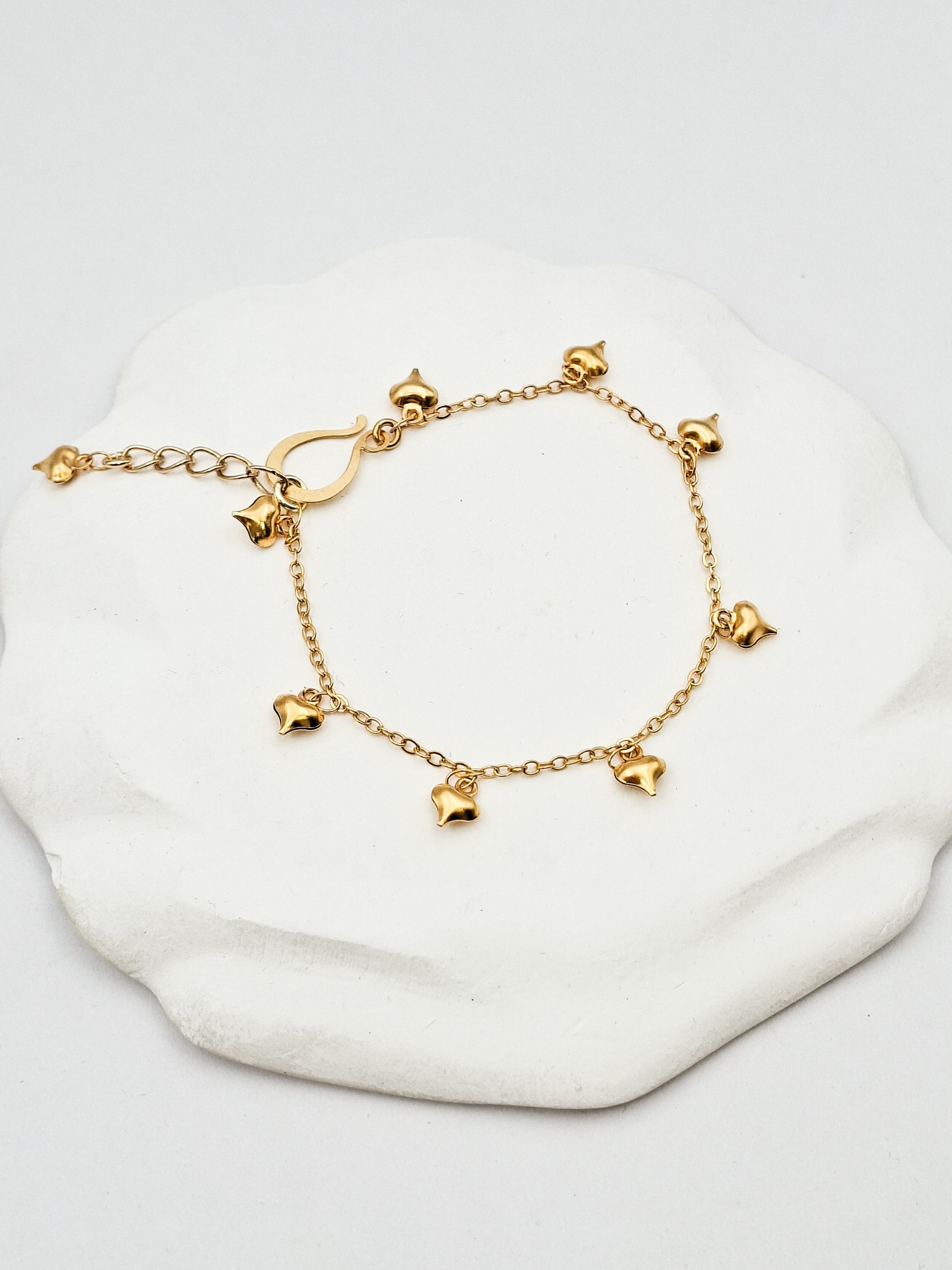 צמיד צארמס לבבות מיני