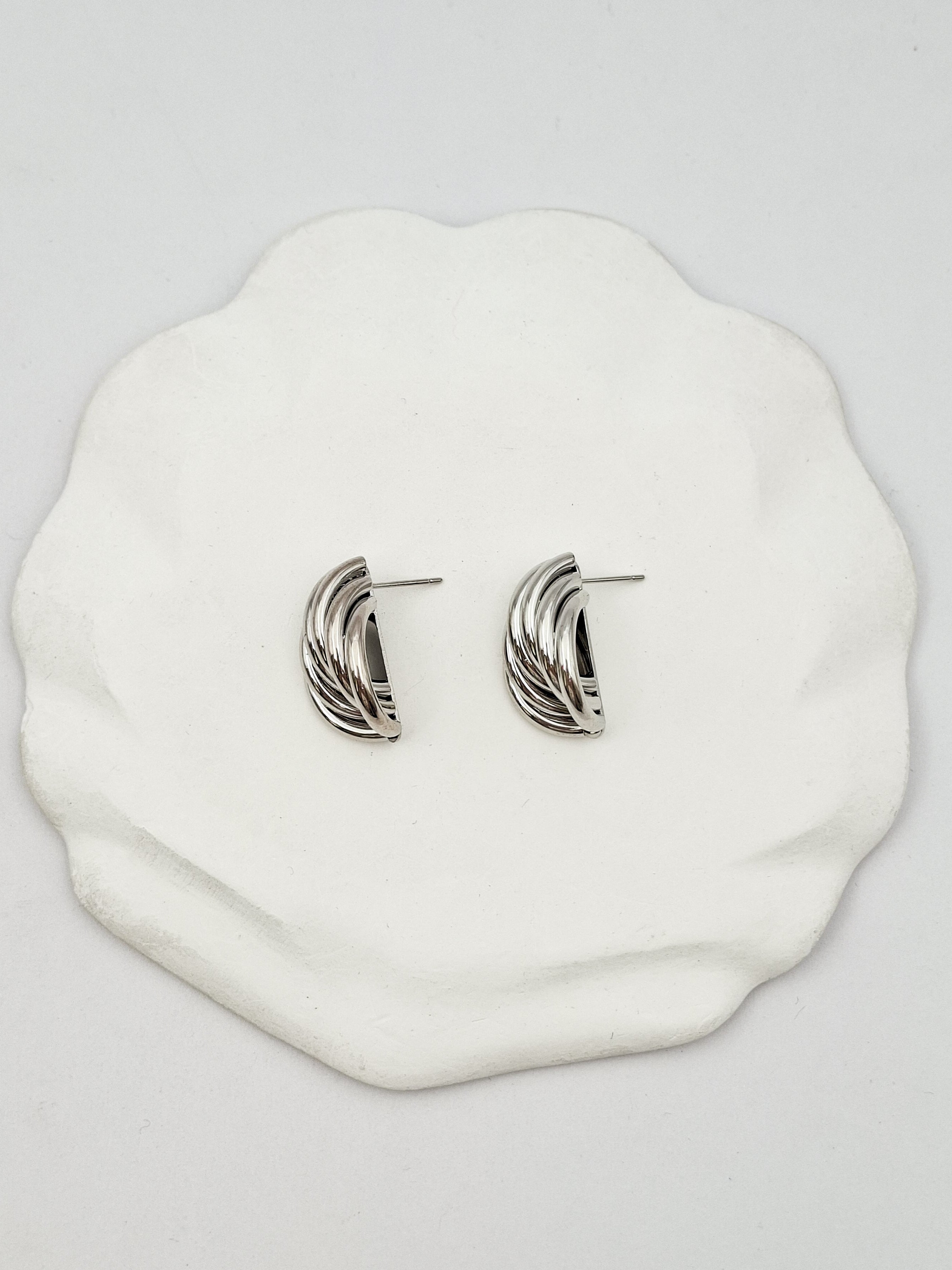 עגילי לינדה כסף