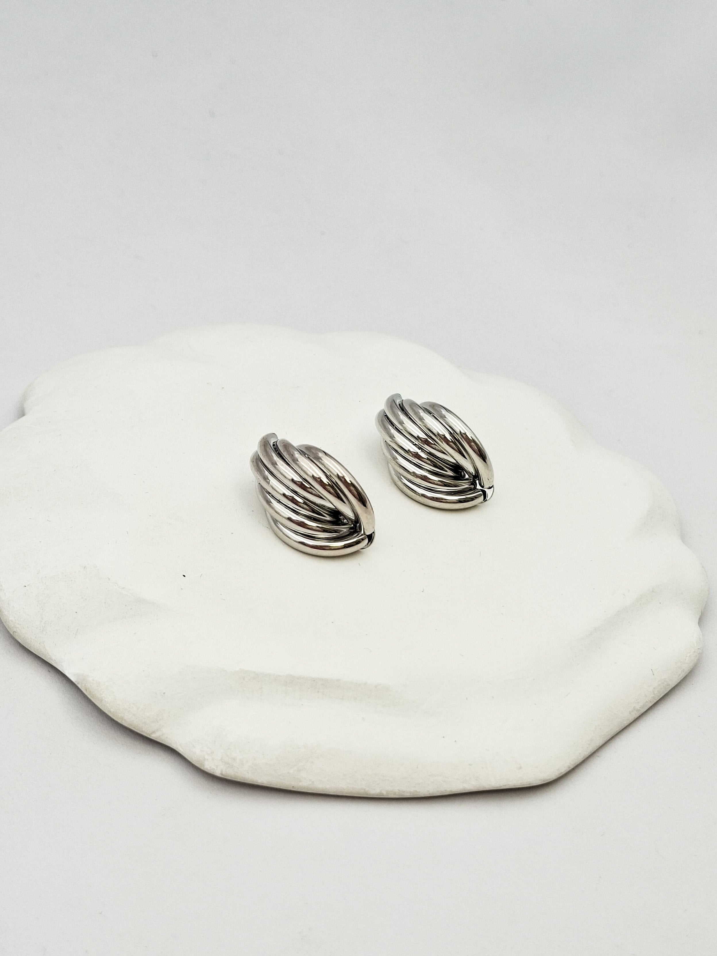 עגילי לינדה כסף