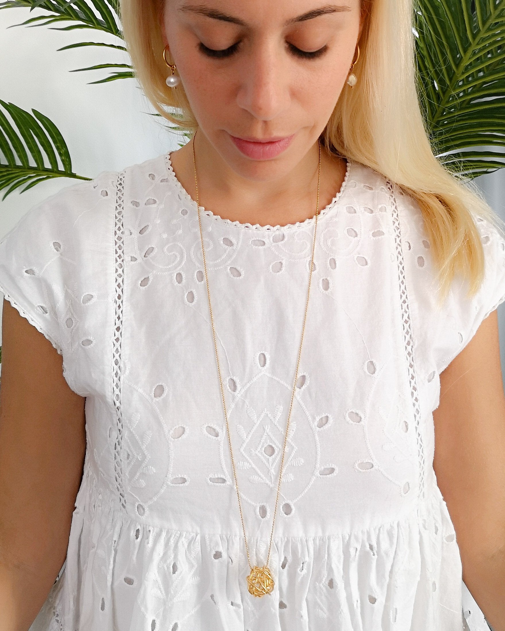 שרשרת כדור סבך עבודת יד