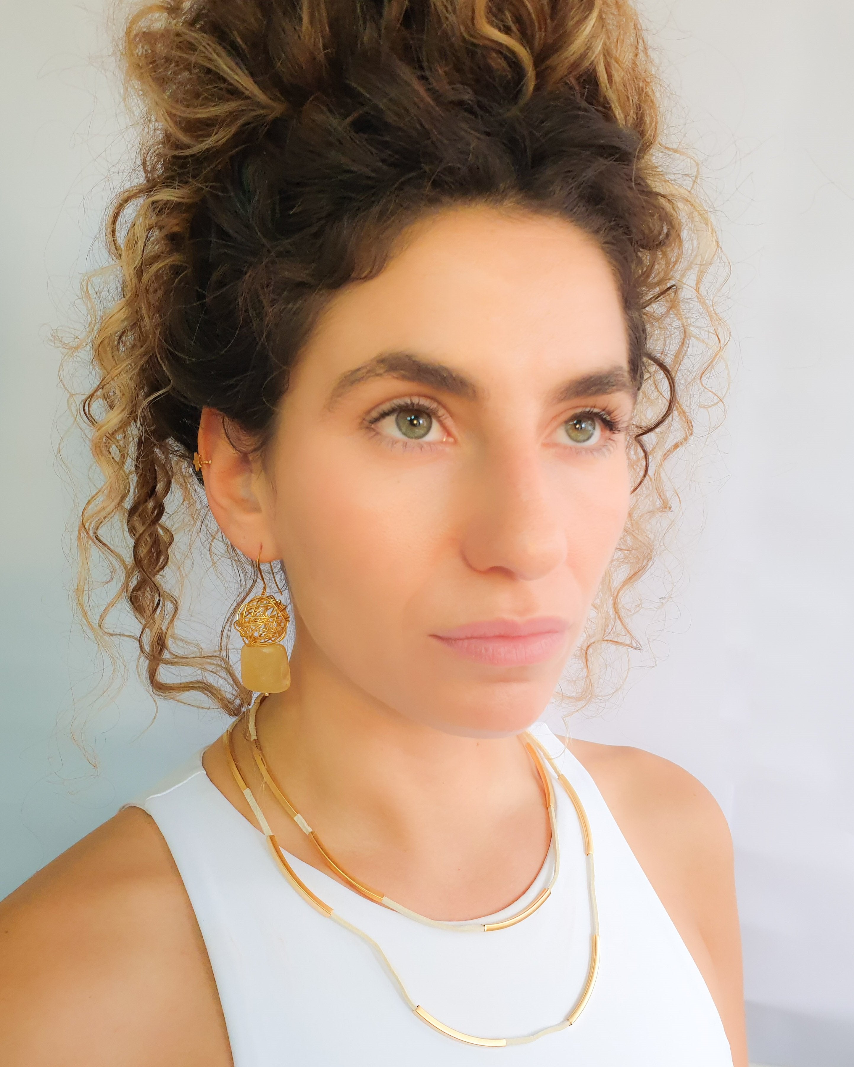 שרשרת צינורות כותנה מתלפפת