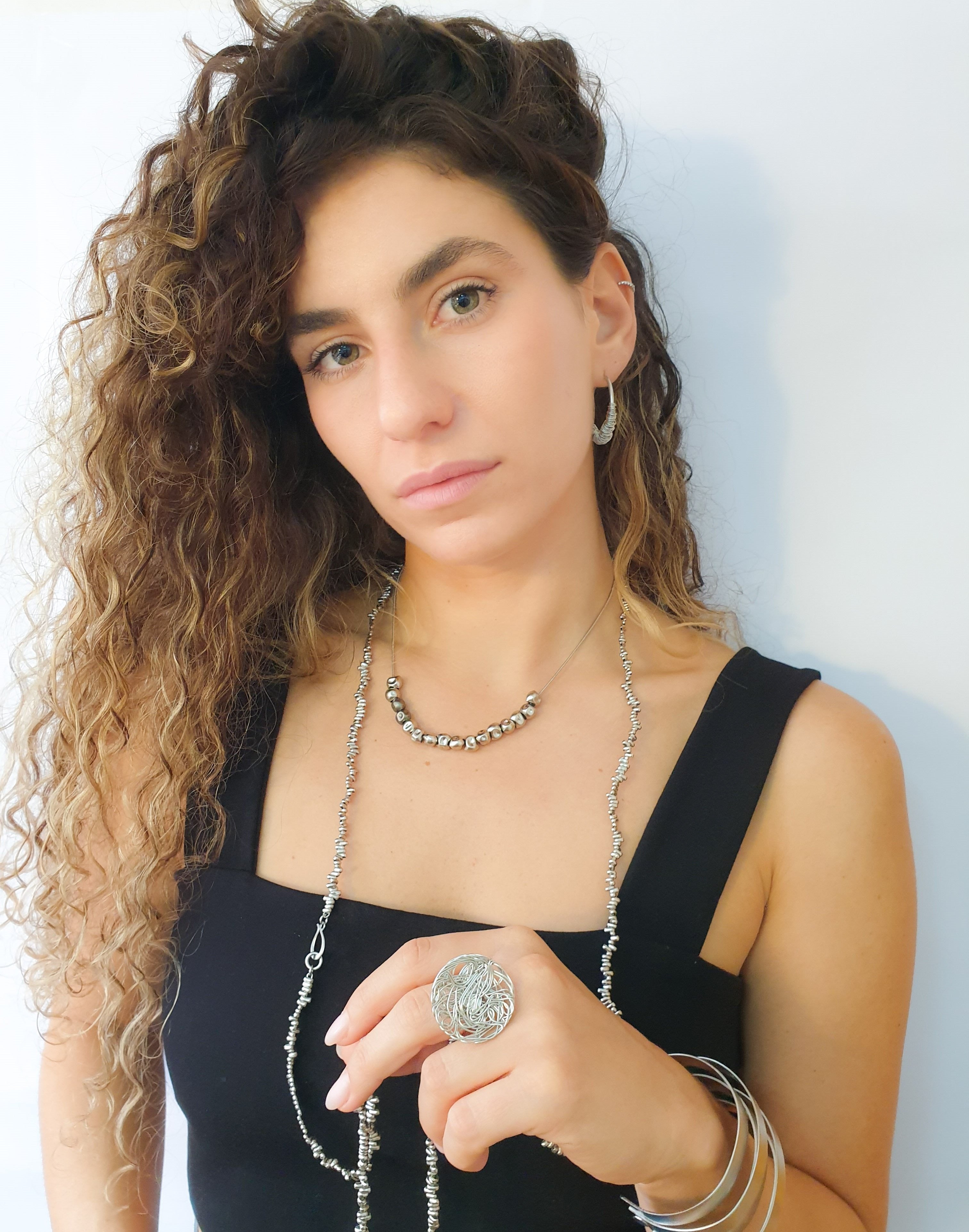 שרשרת פיתות עבודת יד ארוכה