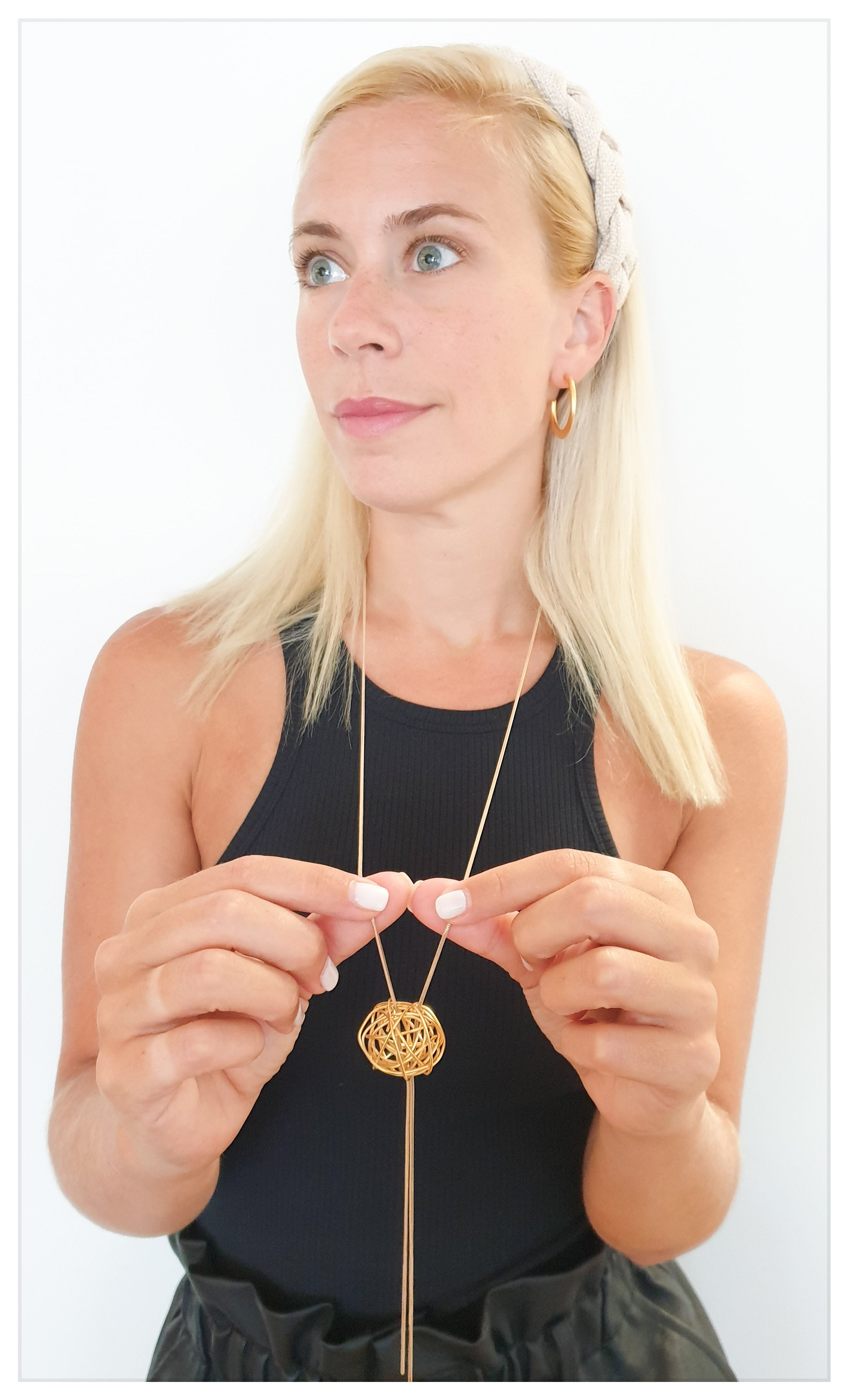 שרשרת עניבה סבך עבודת יד