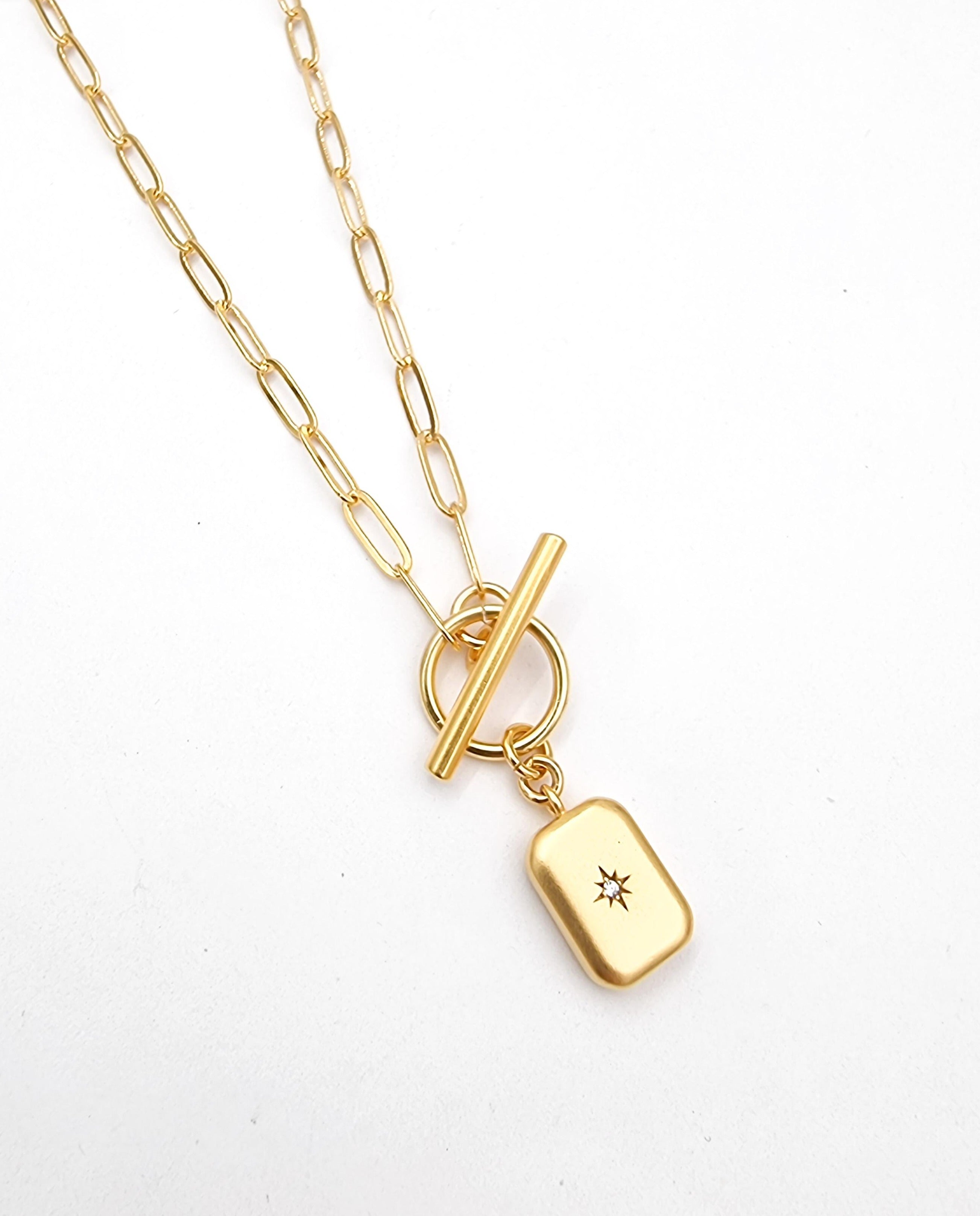 שרשרת מלבן משובץ