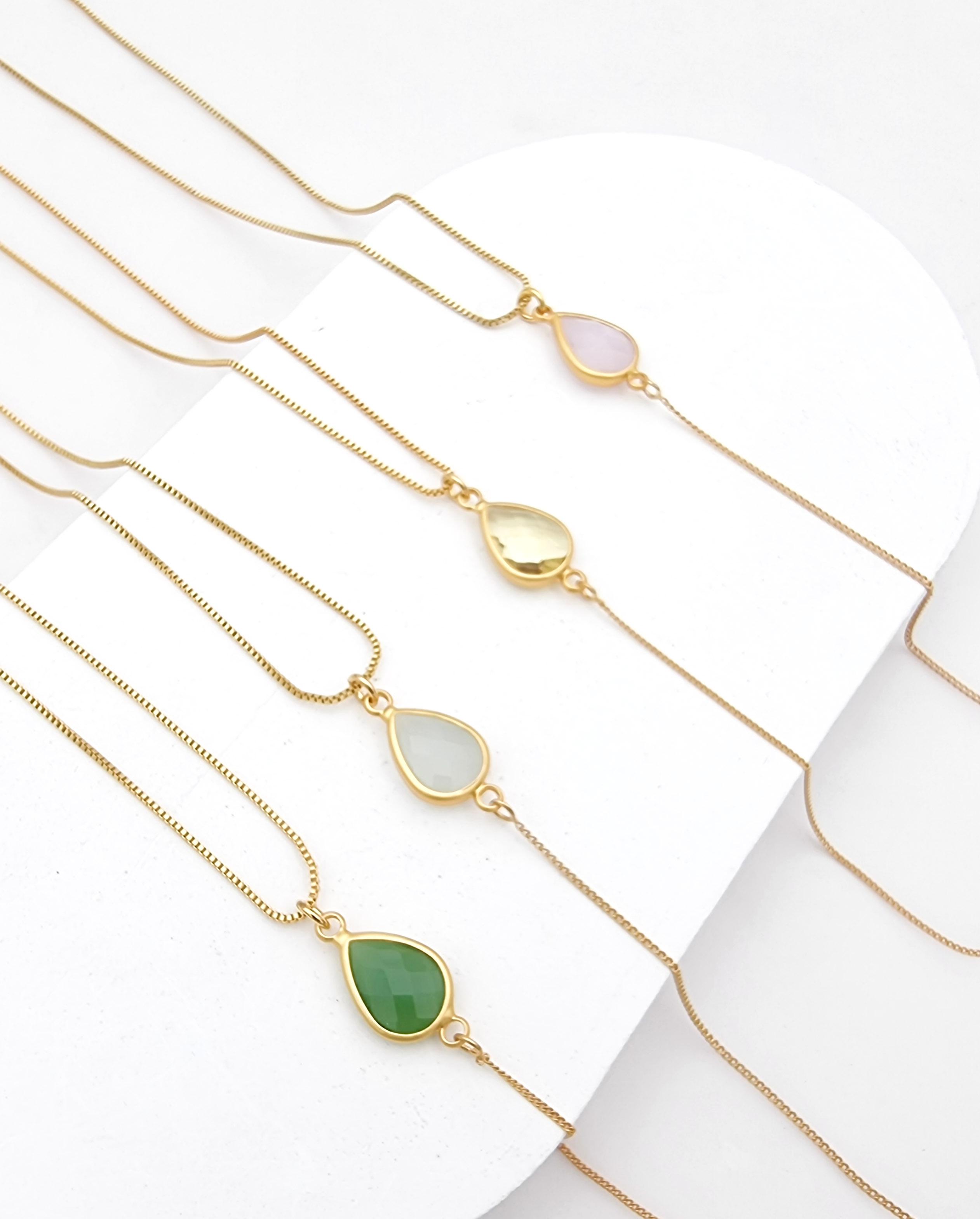 שרשרת טיפת קריסטל שוונץ