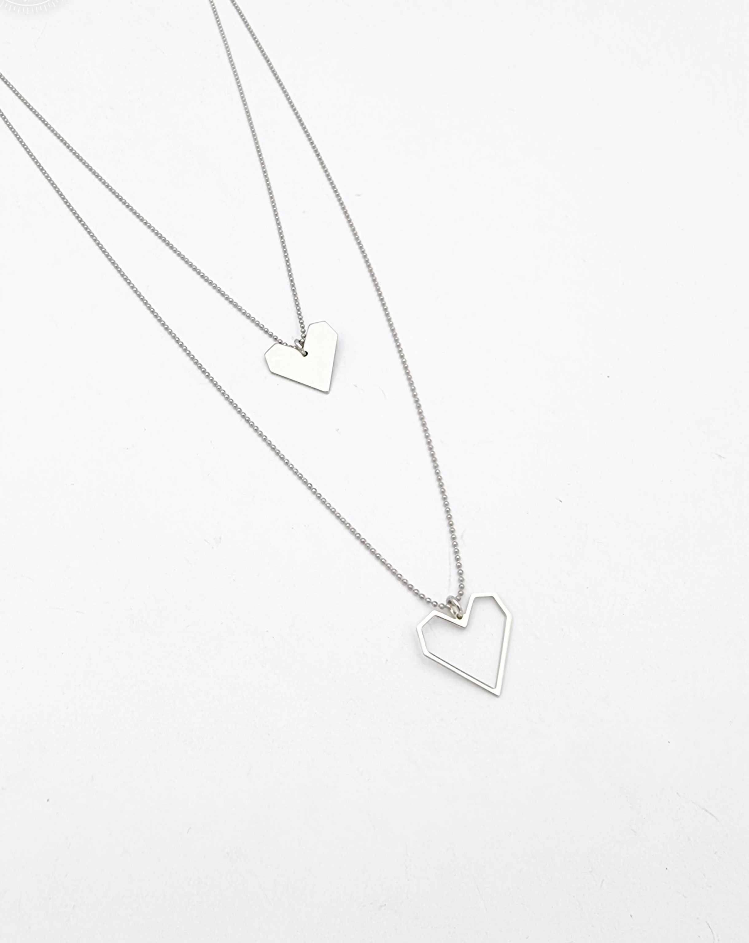 שרשרת דאבל לבבות גאומטרים