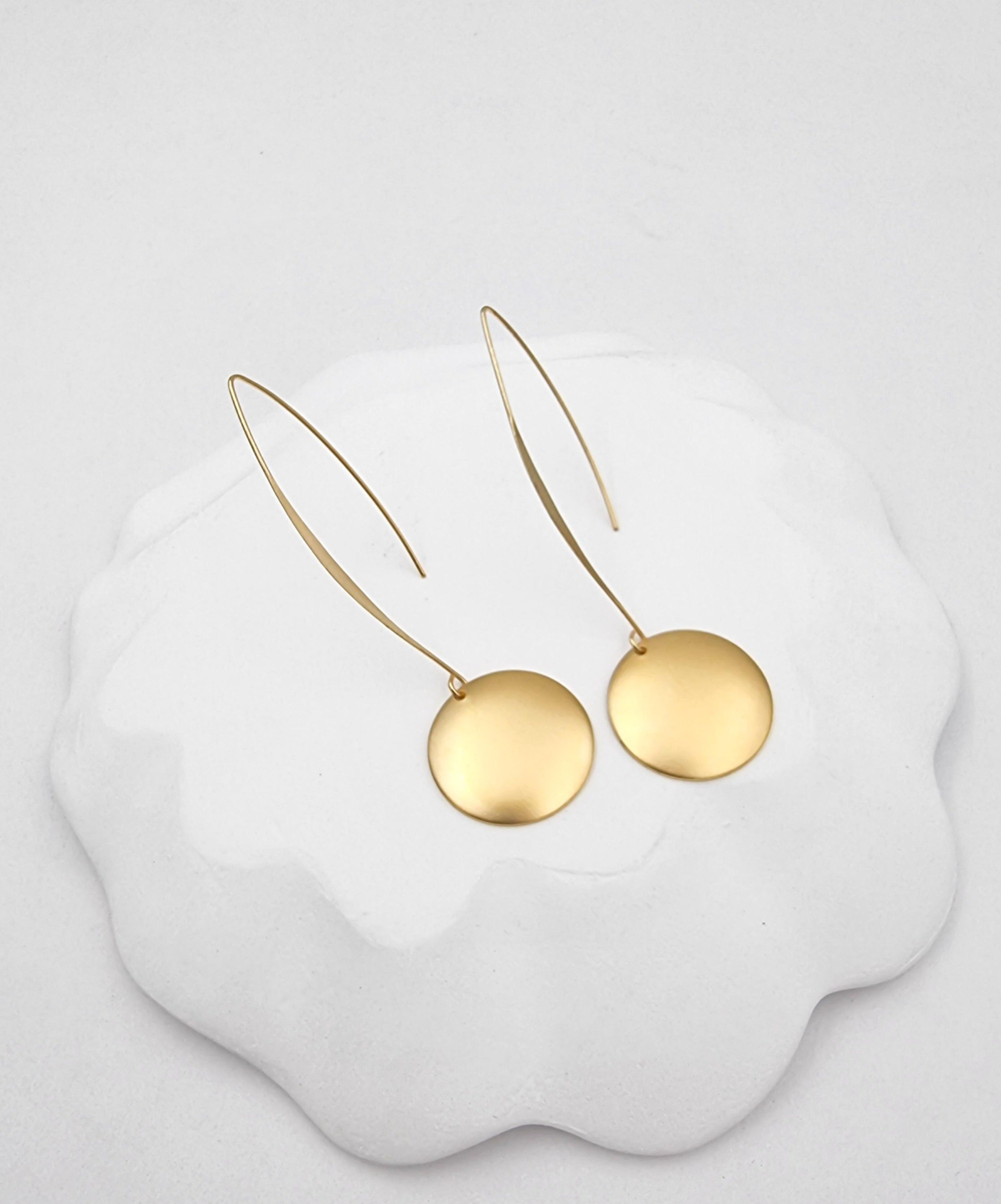 עגילי מטבע תלויים שנגחאי