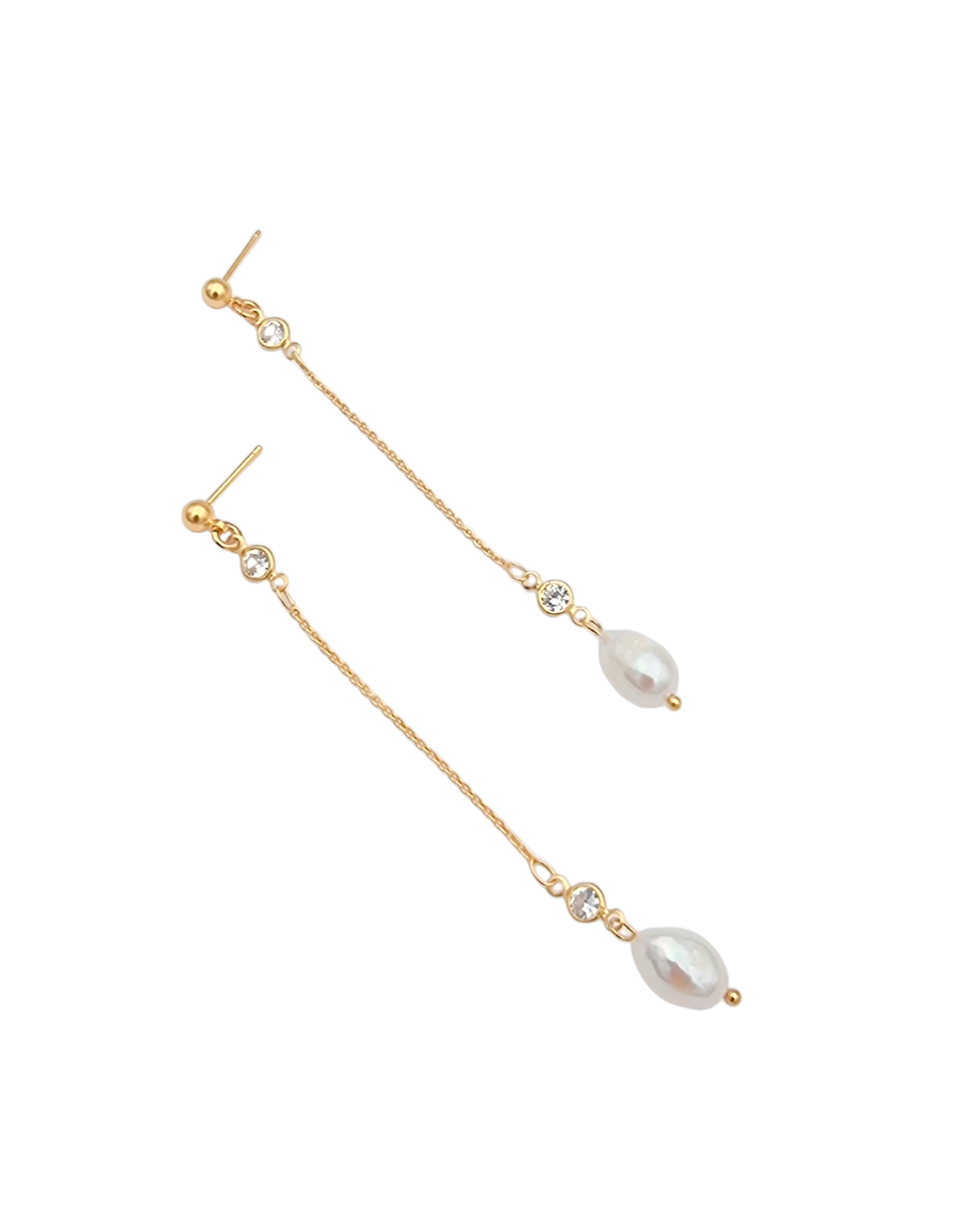 עגילי רומנס פנינים אמתיות