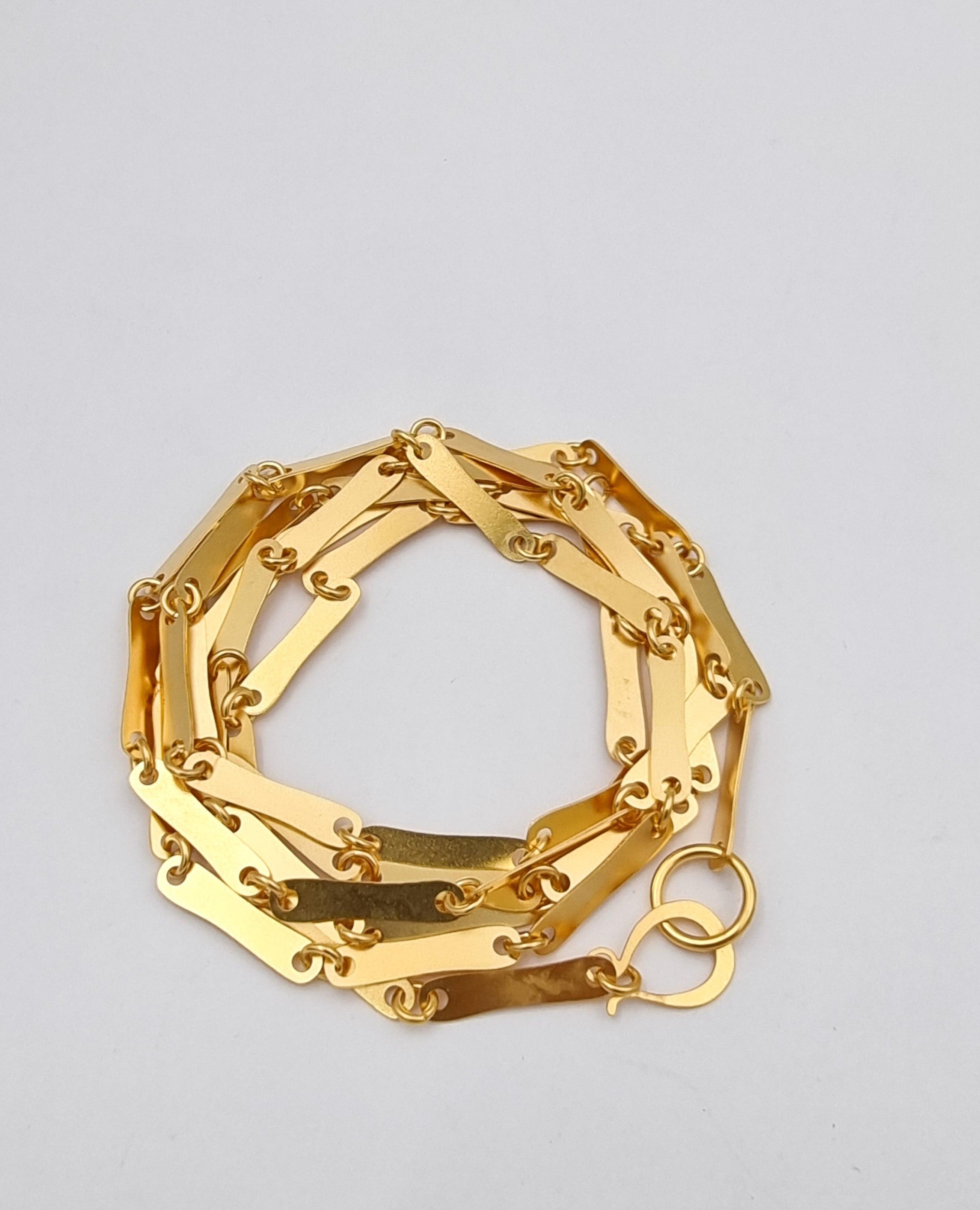 שרשרת מלבנים ארוכה מתלפפת