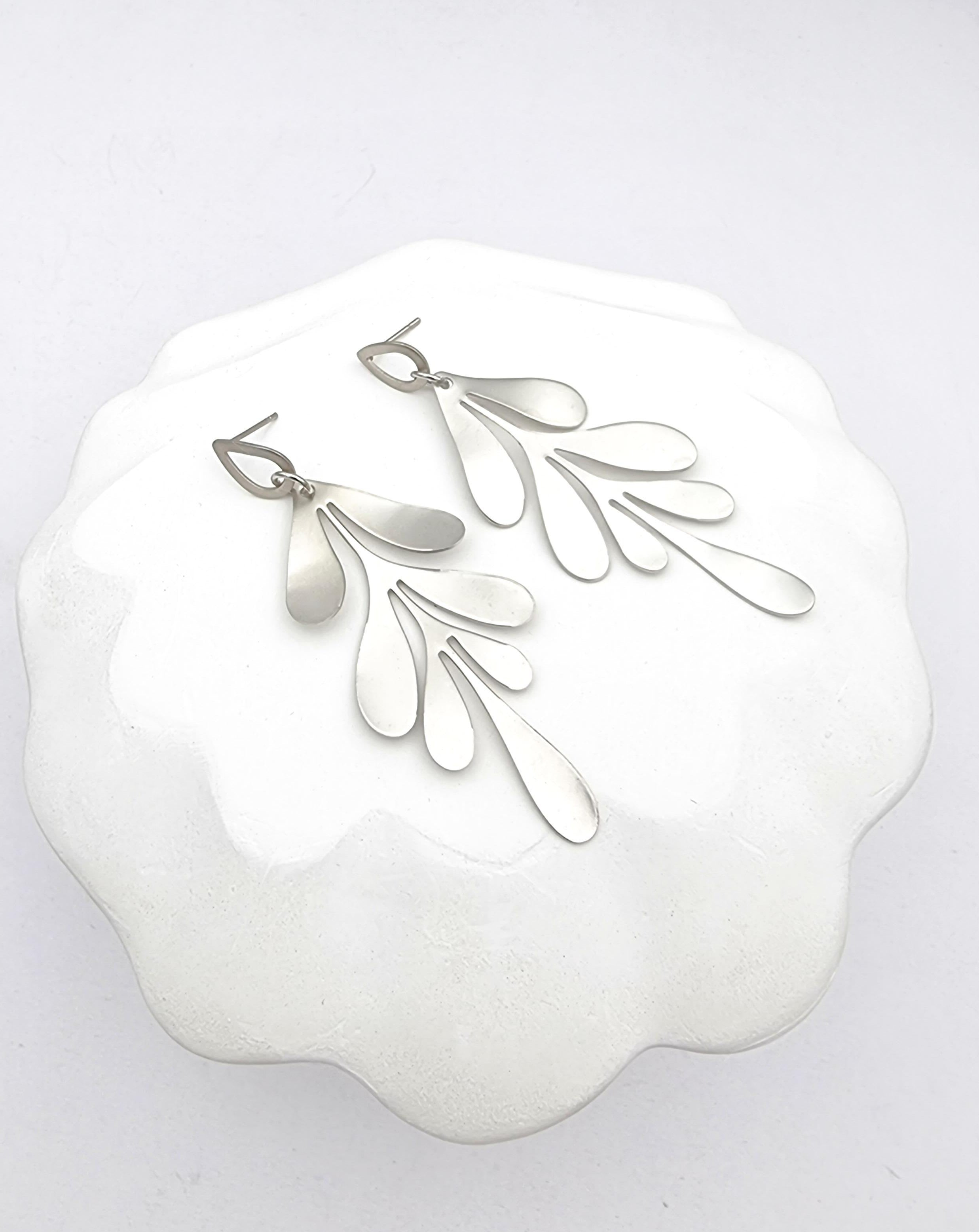 עגילי עלים שלומית