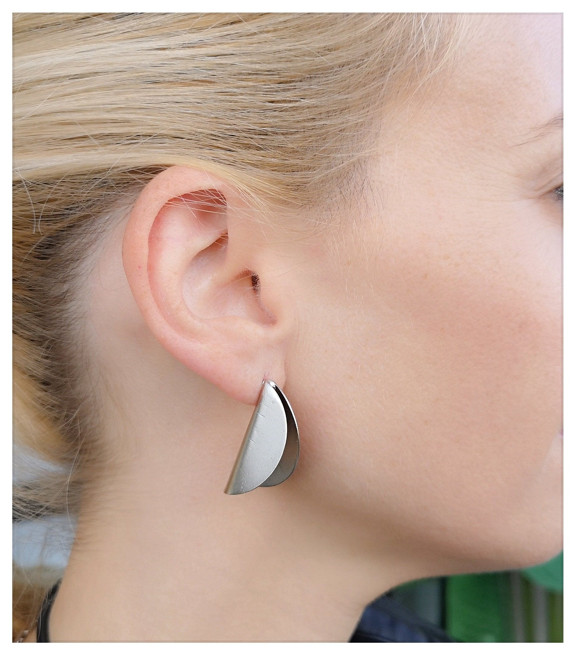 עגילי קיפול צמוד