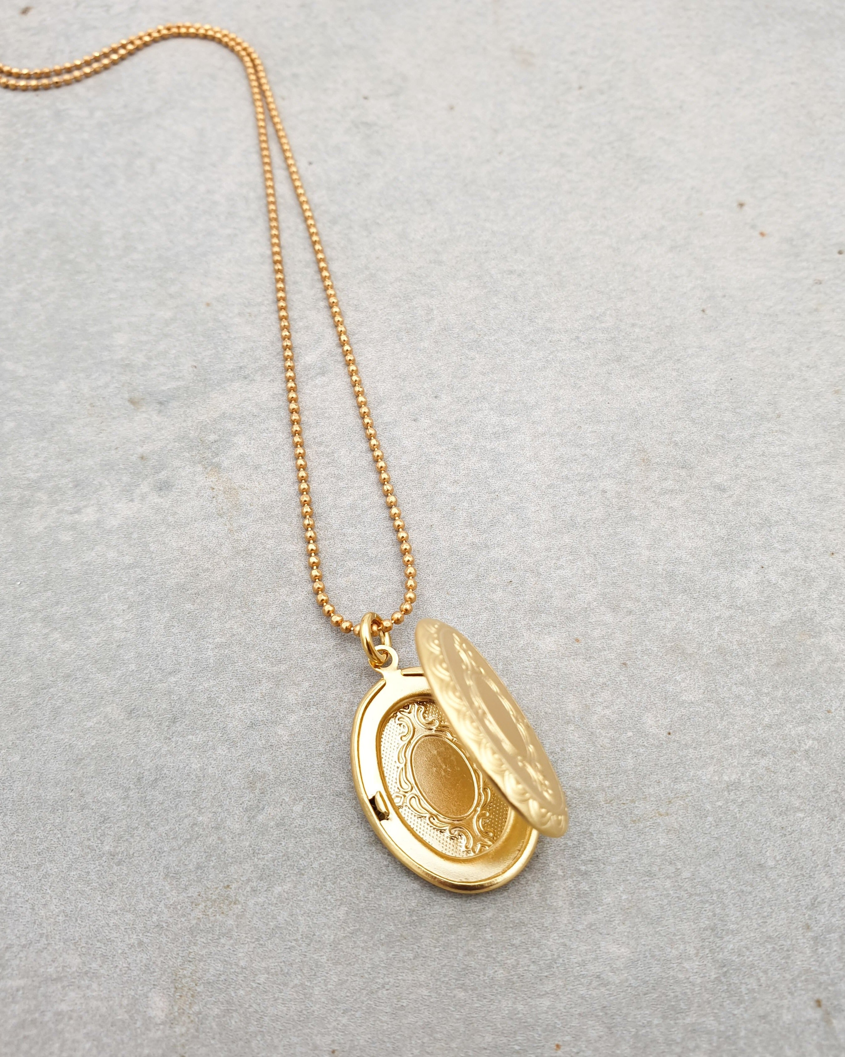 שרשרת אובל נפתח ארוכה כסף