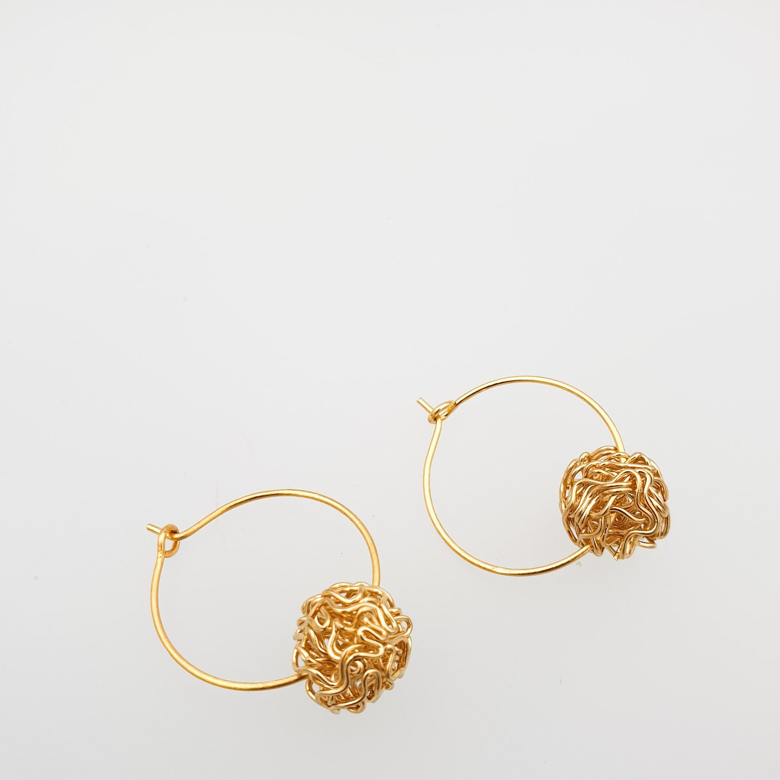 עגילי חישוק סבך מיני